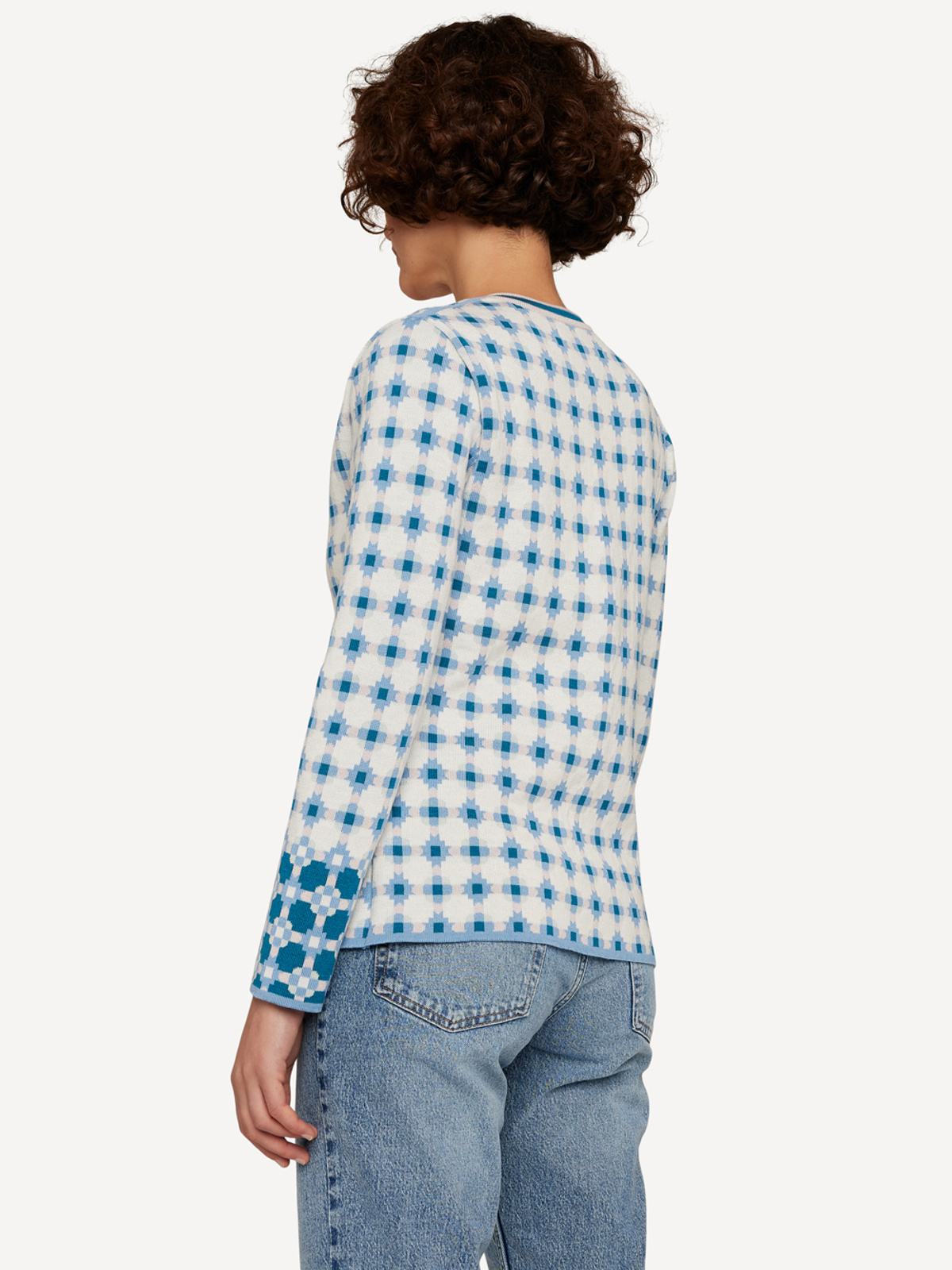 Pattern paper cardigan image #2