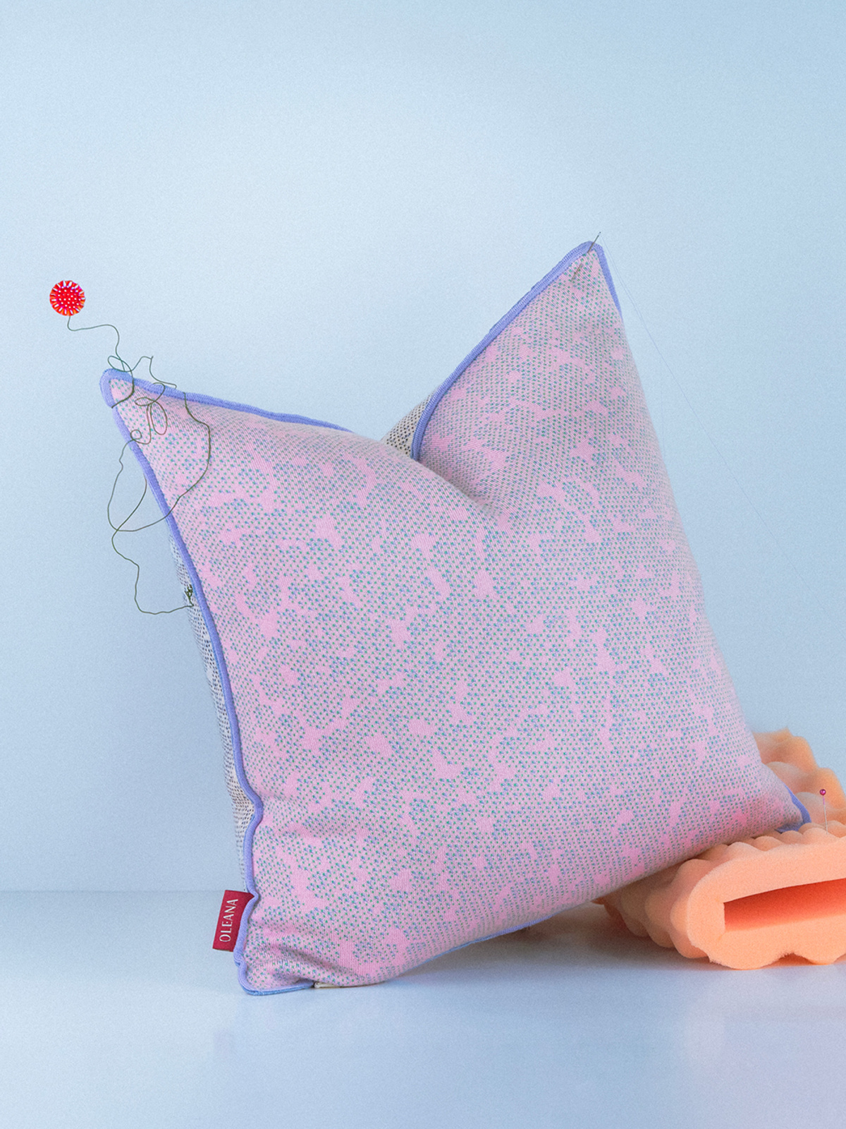 Cloudy throw pillow image #4