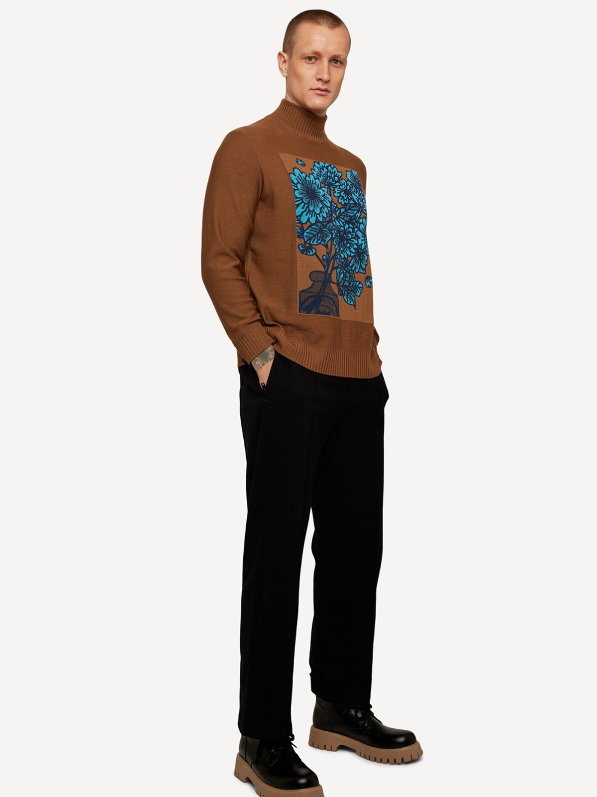 Cut canvas pullover image #3