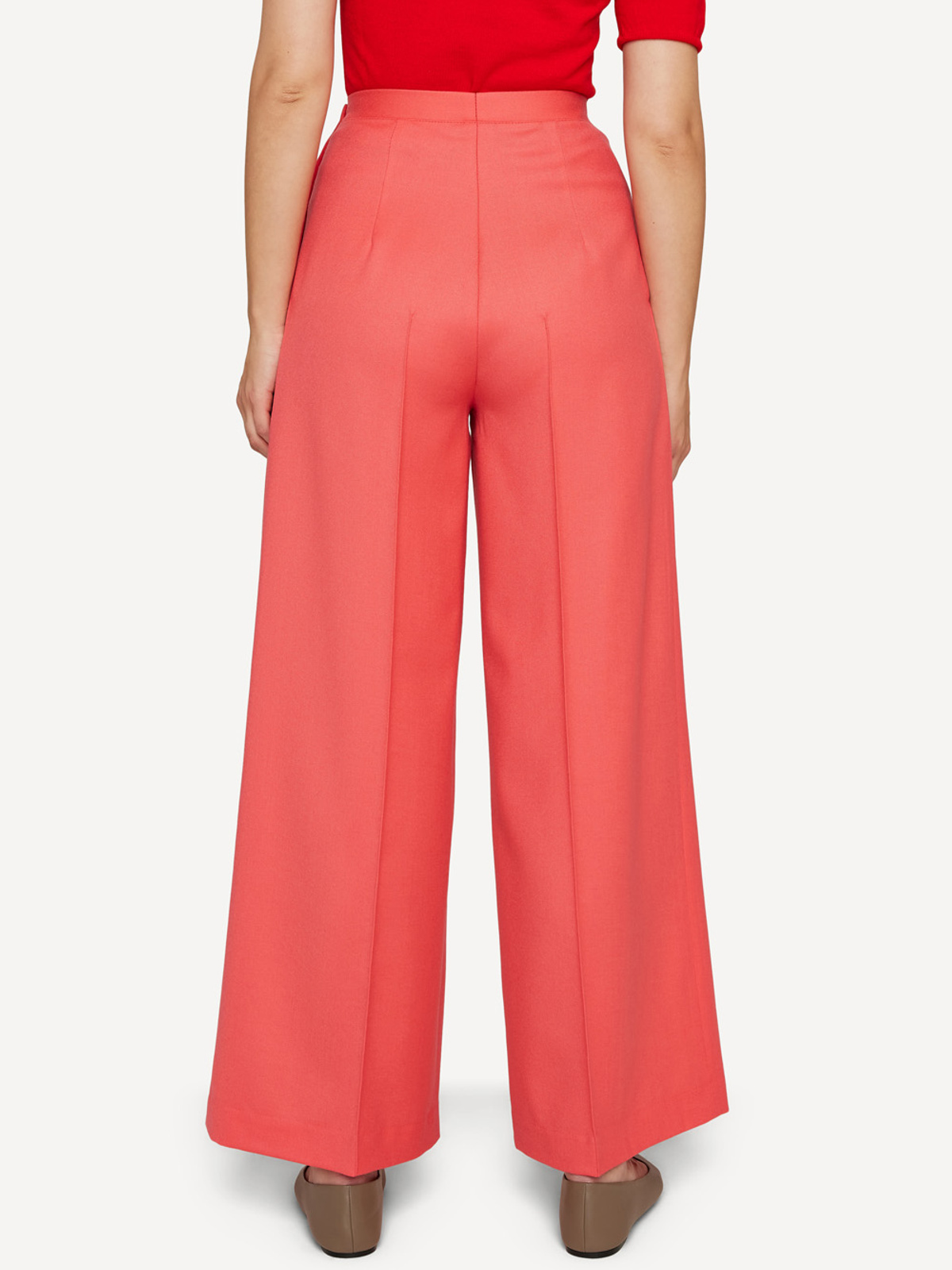 Monochrome motif trousers image #4