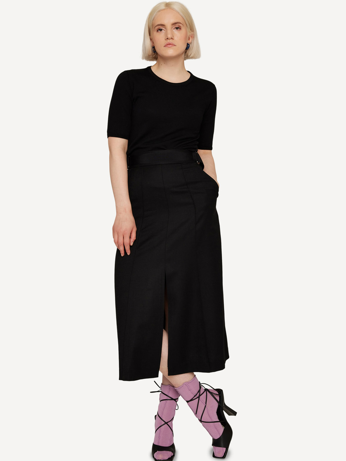 Monochrome motif skjørt image #1