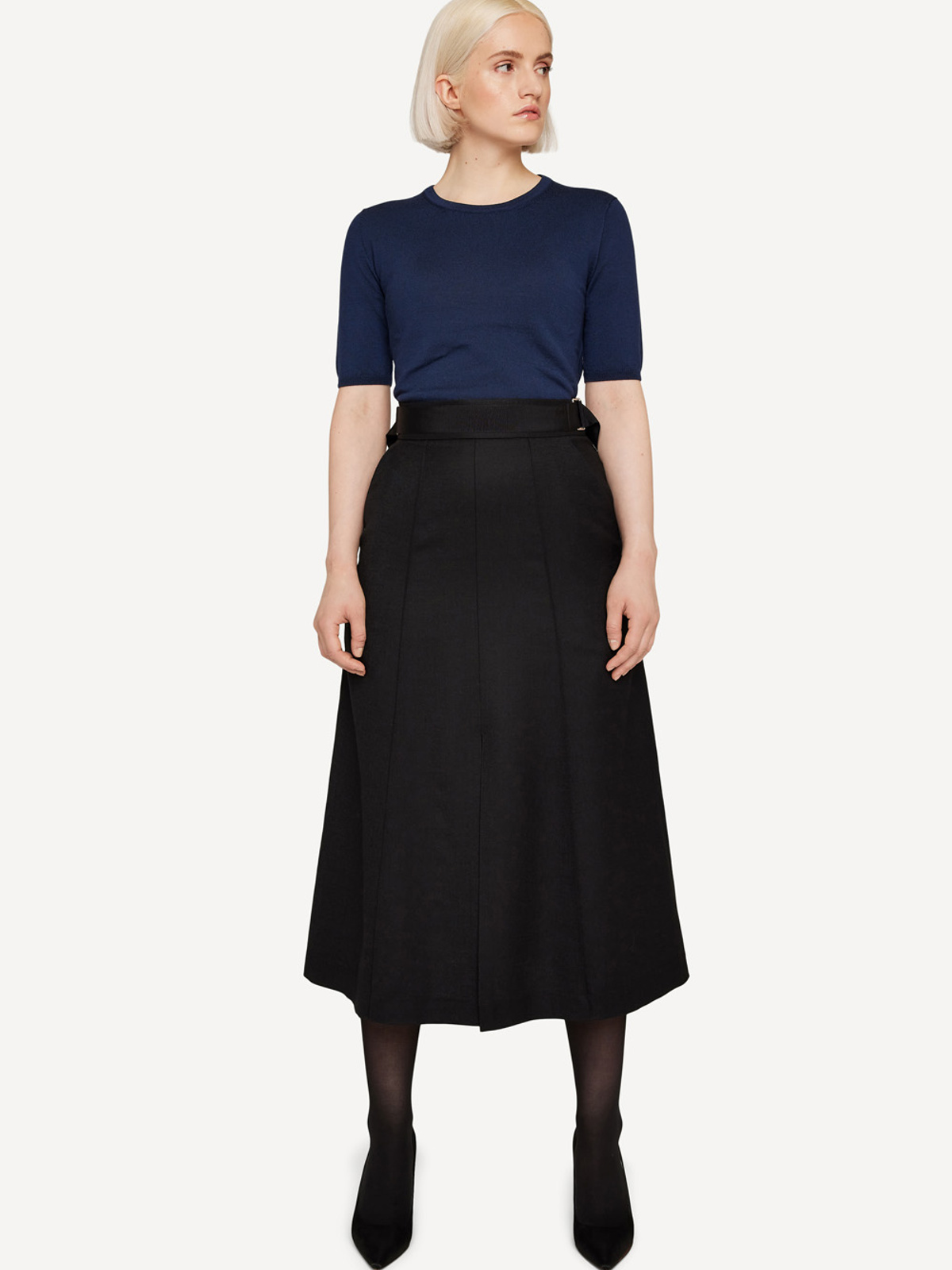 Monochrome motif skjørt image #4