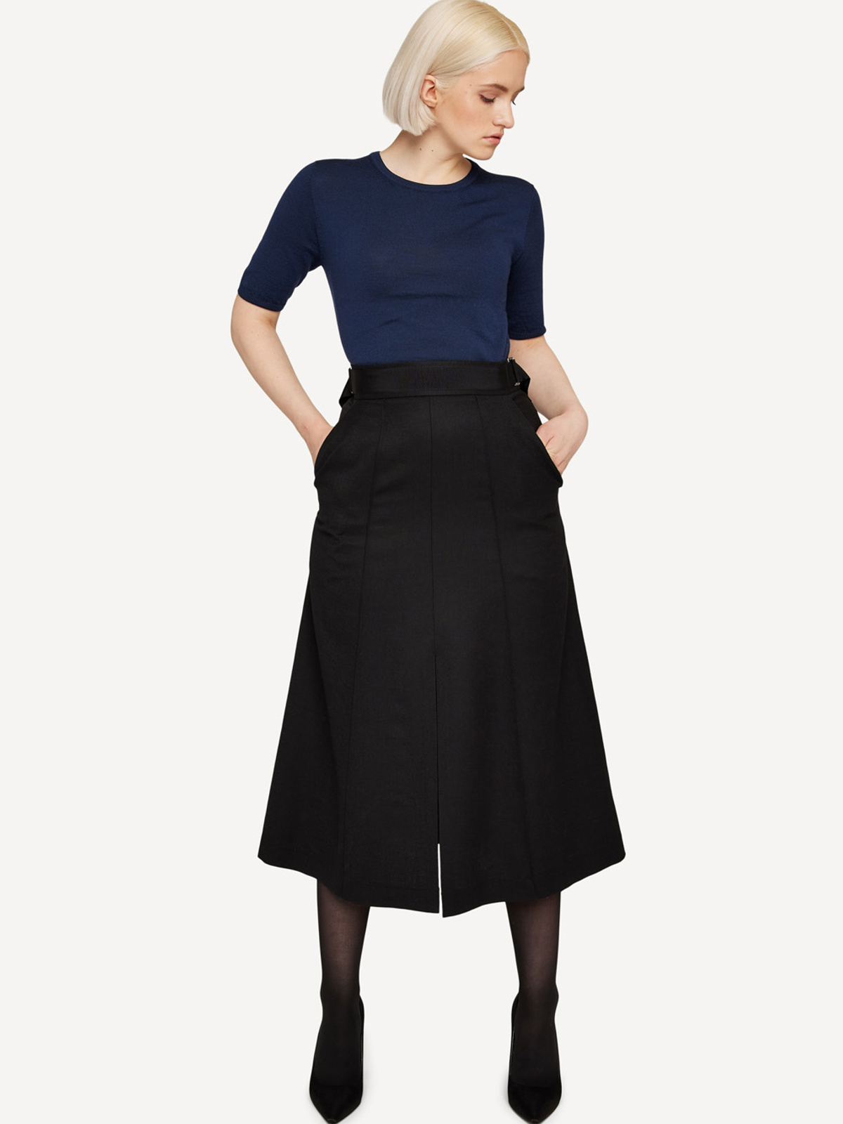 Monochrome motif skjørt image #5