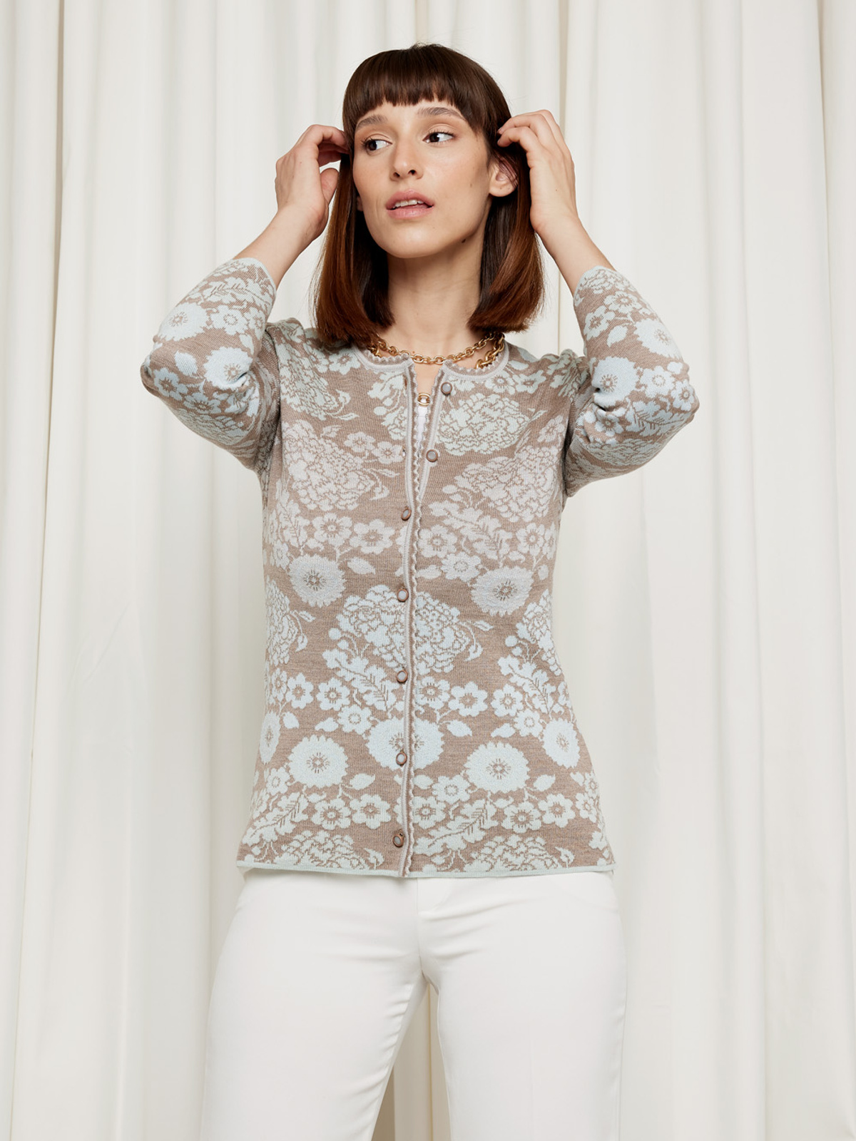 Porcelain cardigan image #3