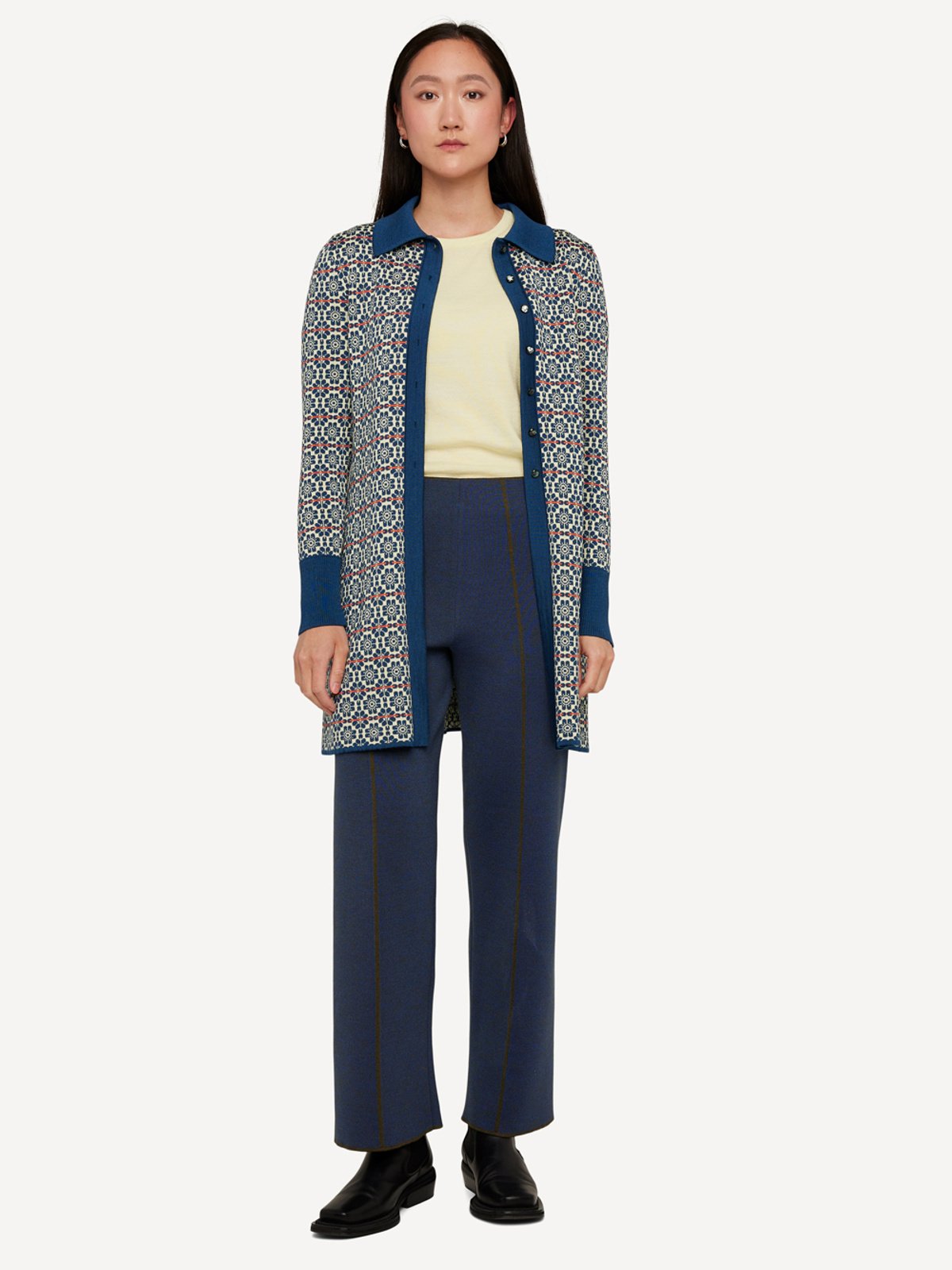 Rosy repeat cardigan image #3