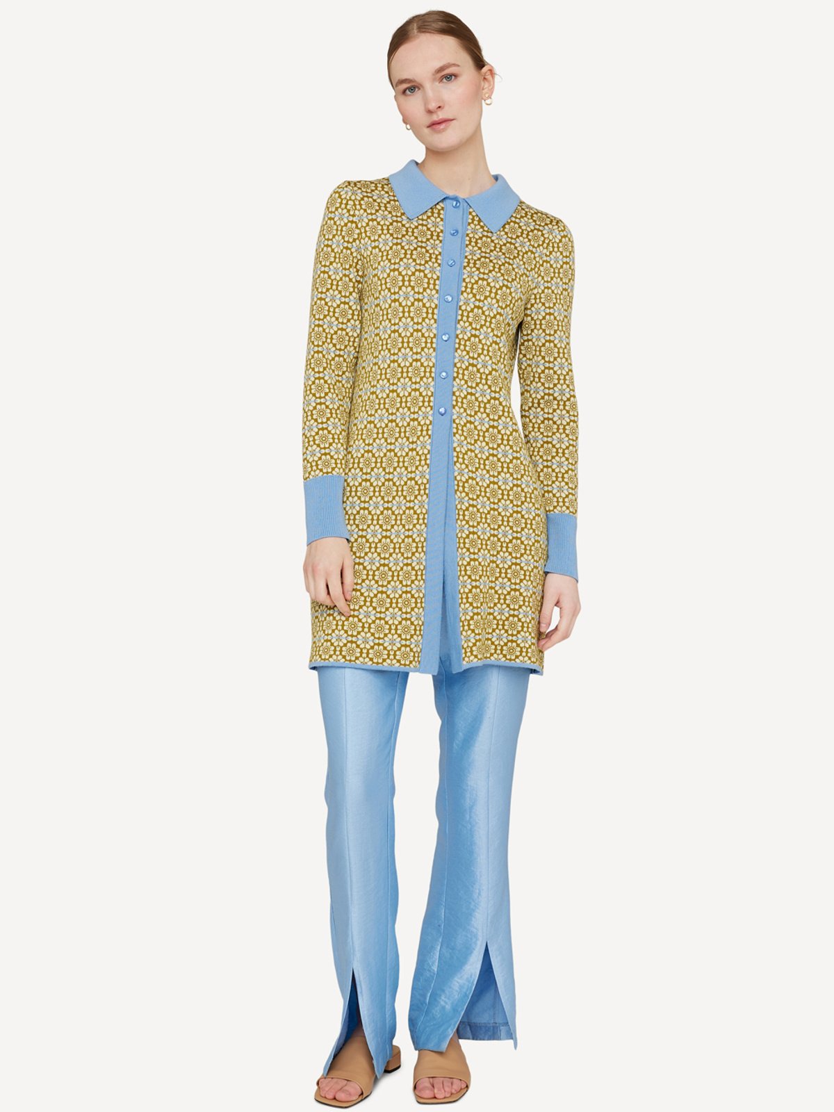 Rosy repeat cardigan image #3