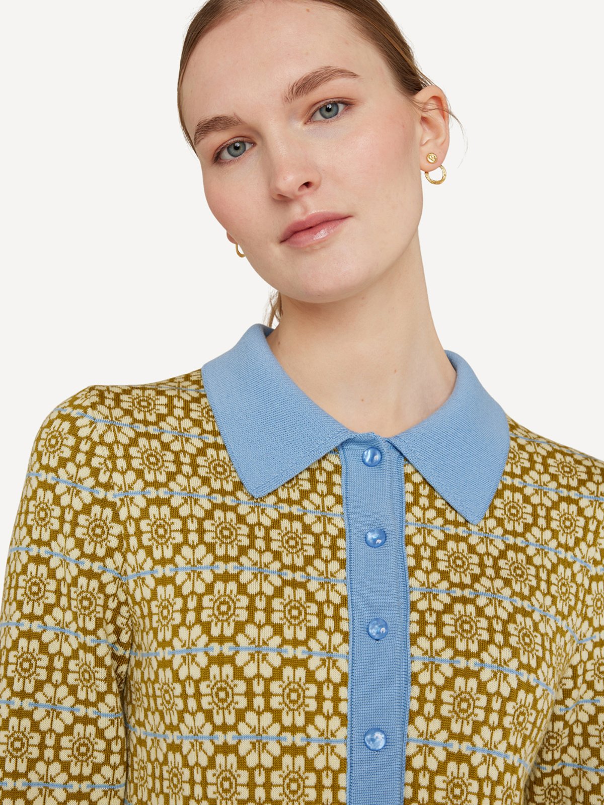 Rosy repeat cardigan image #4