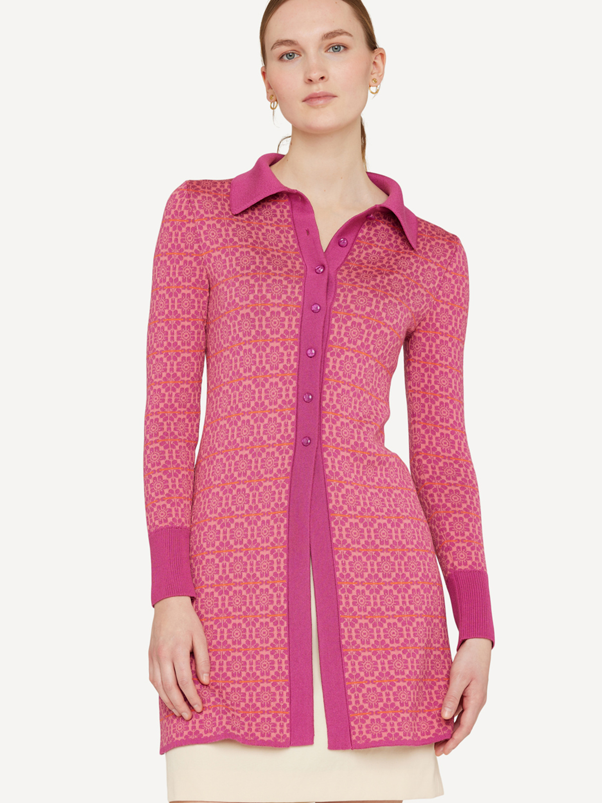 Rosy repeat cardigan image #1