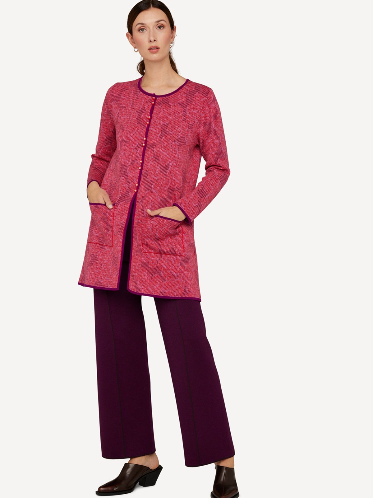 Impressionist long cardigan image #3