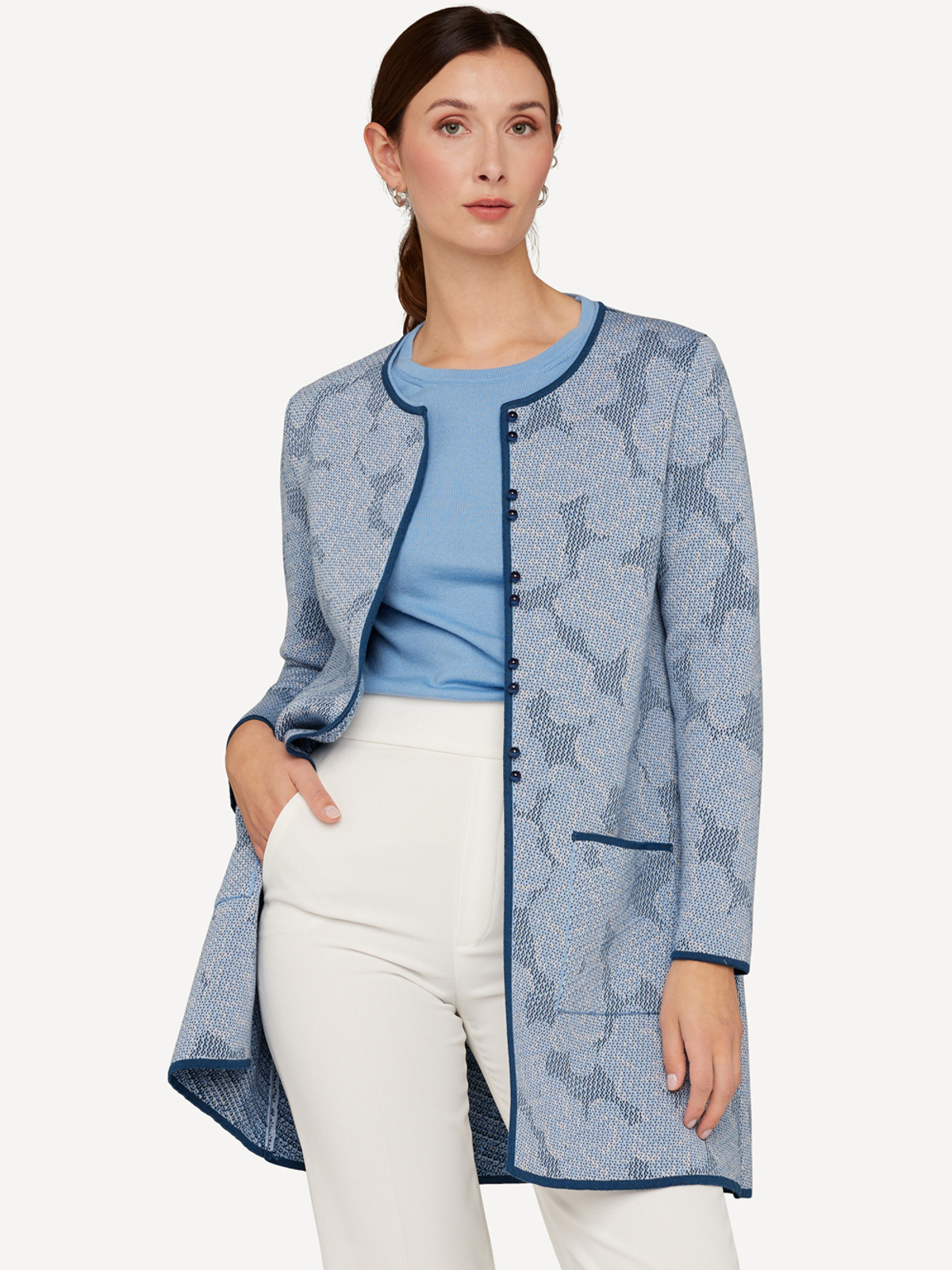 Impressionist long cardigan image #3