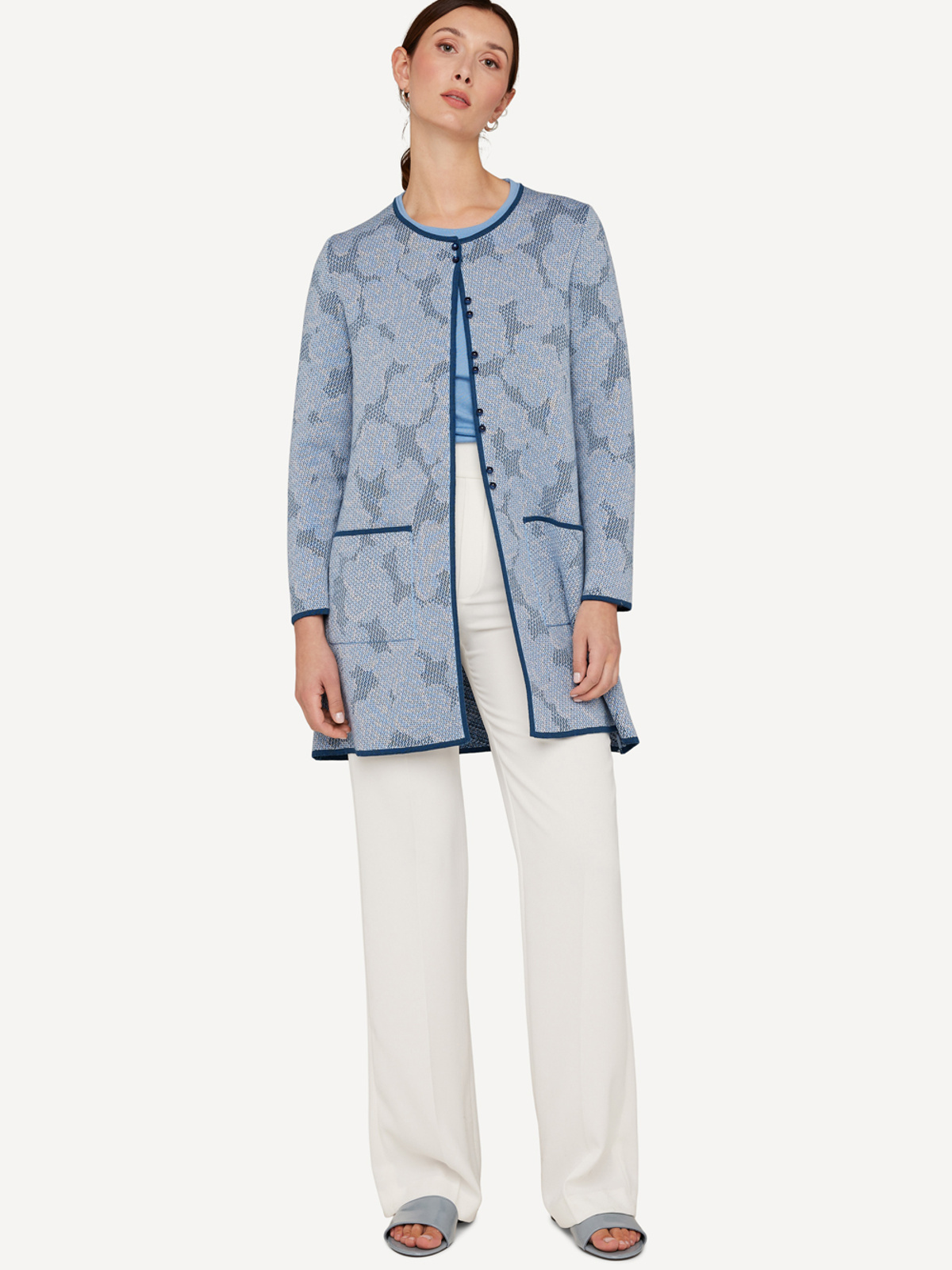 Impressionist long cardigan image #4