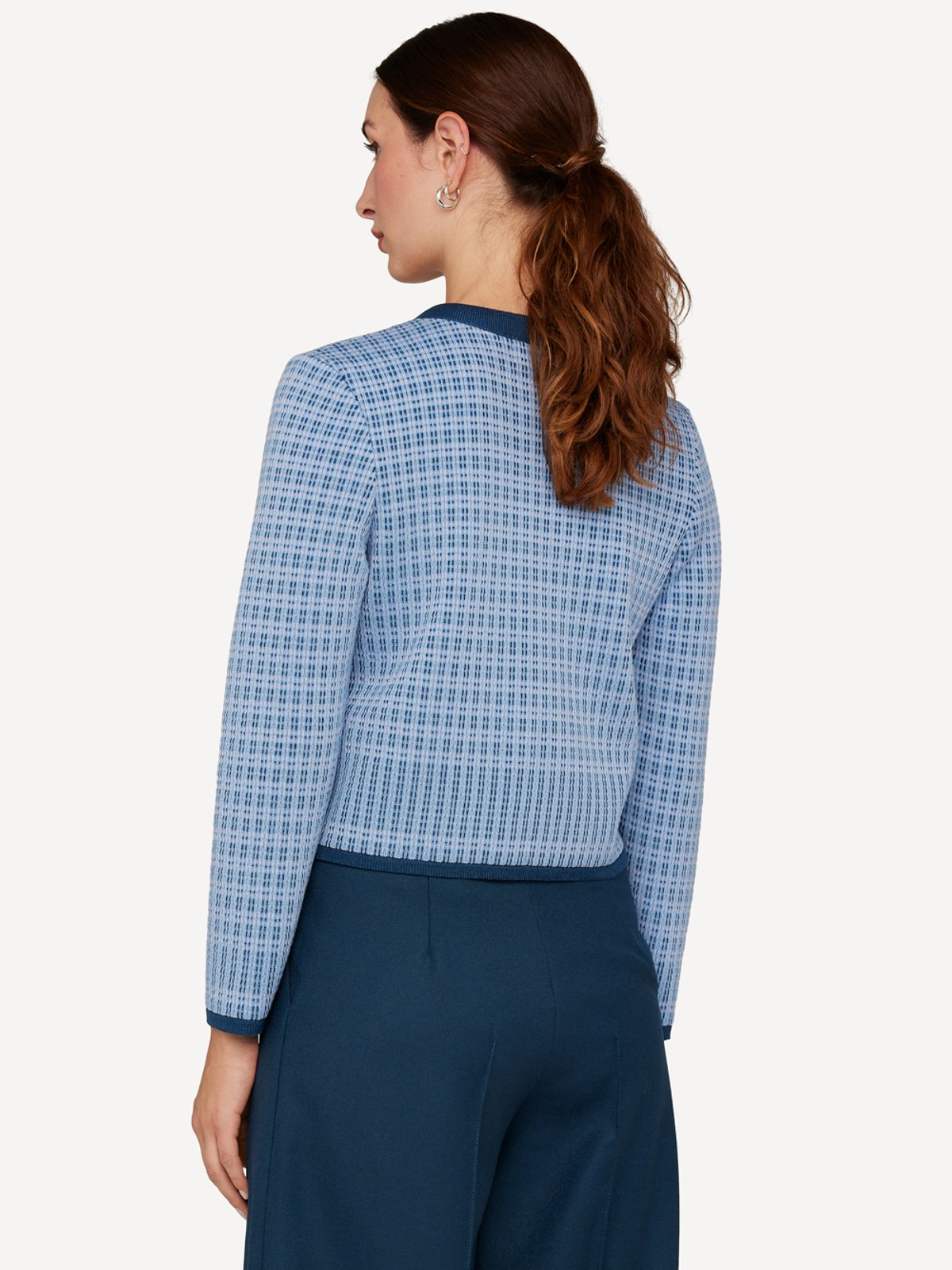 Poised plaid cardigan image #2