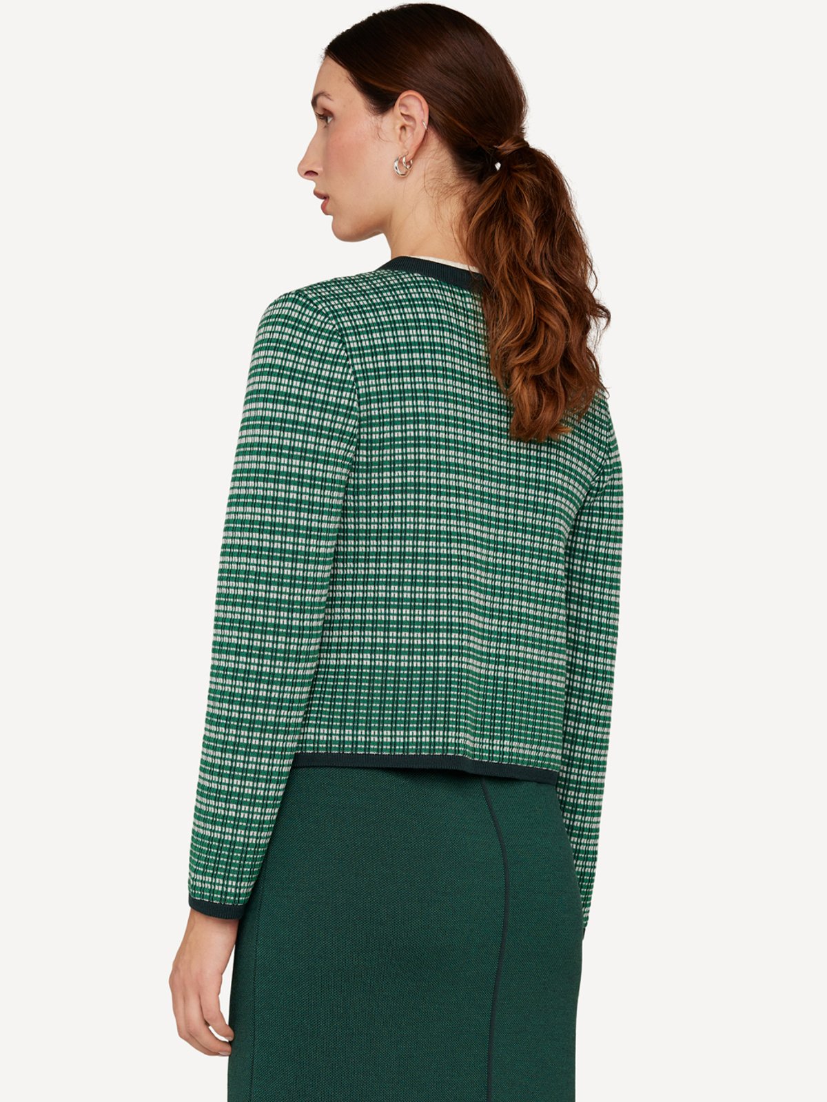 Poised plaid cardigan image #2