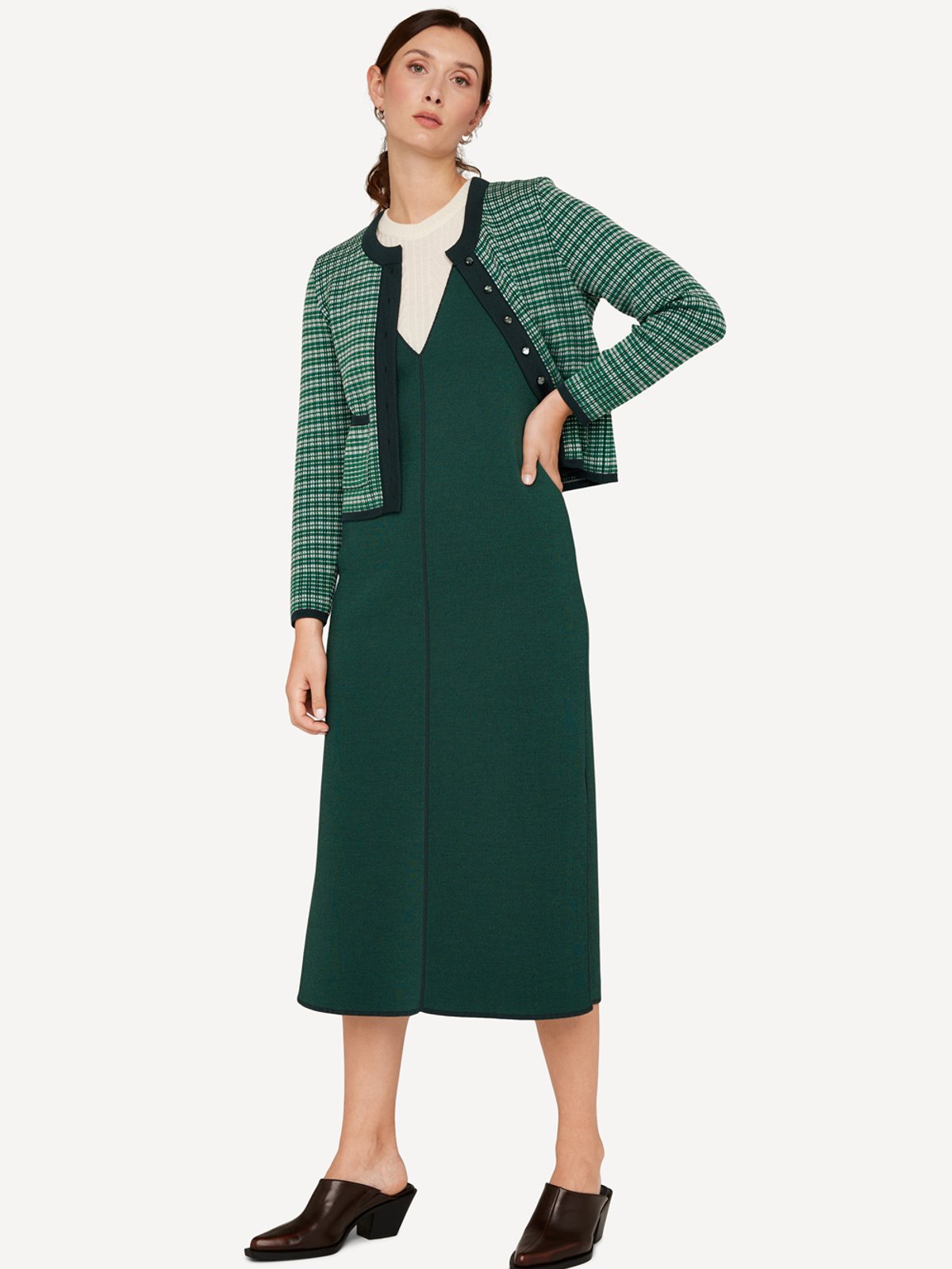 Poised plaid cardigan image #4