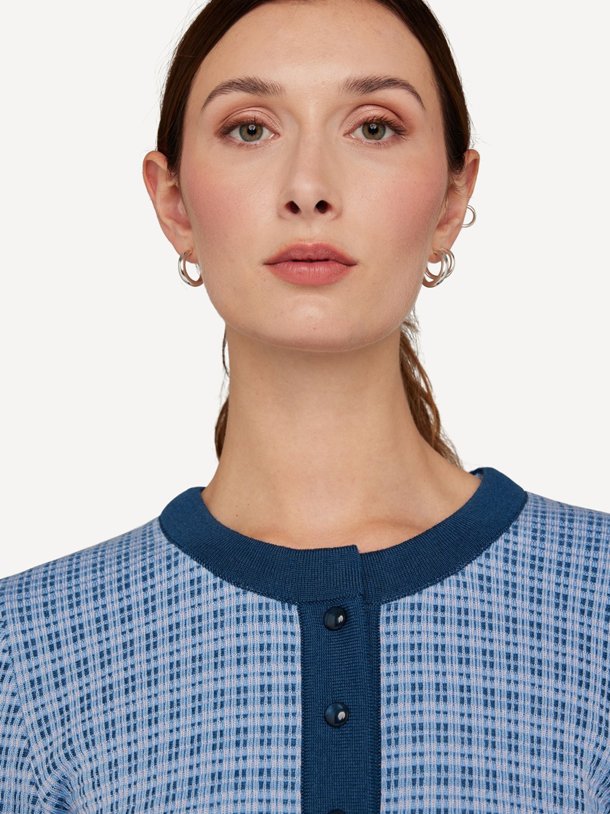 Poised plaid cardigan image #5