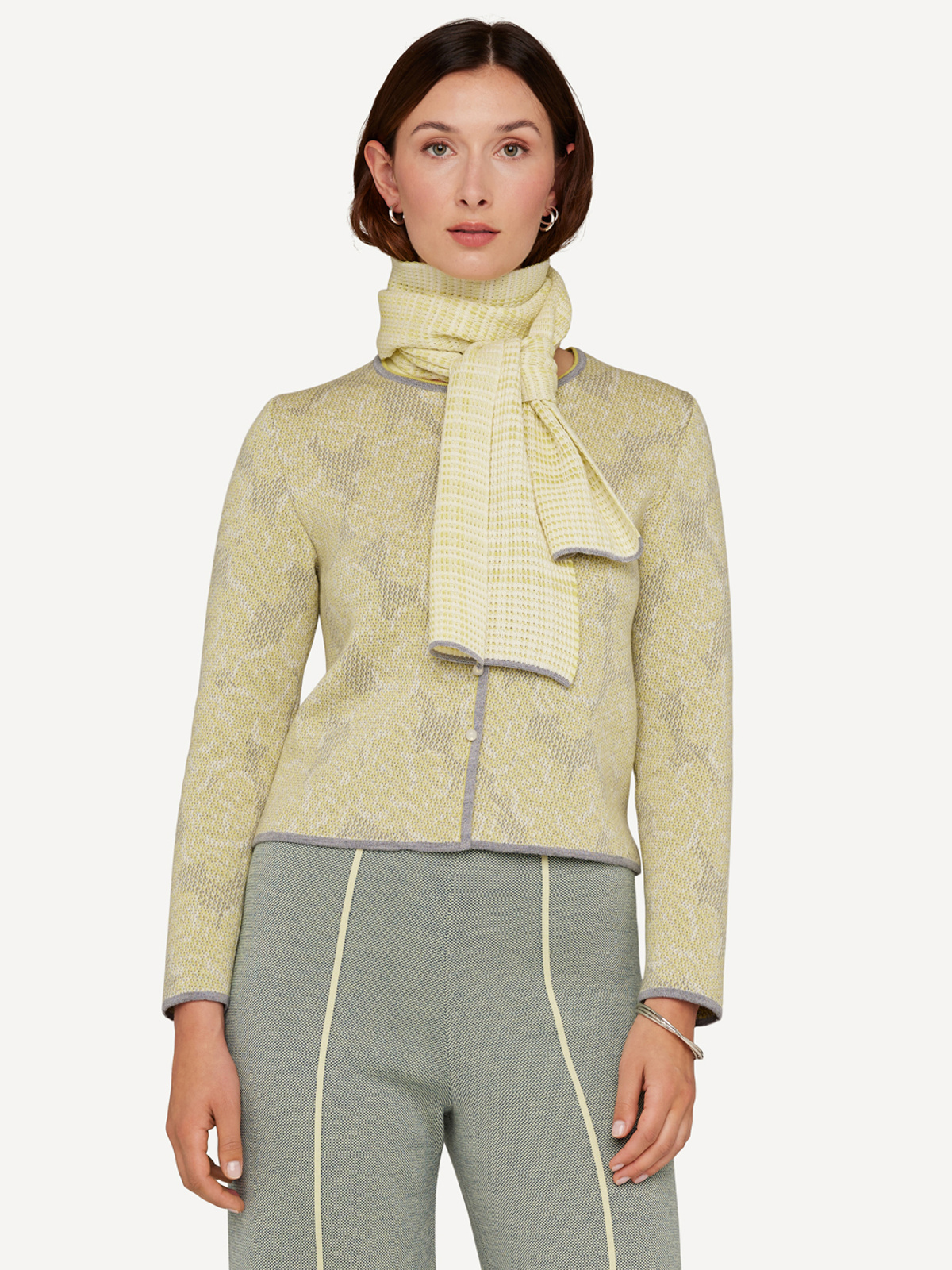 Poised plaid scarf image #1