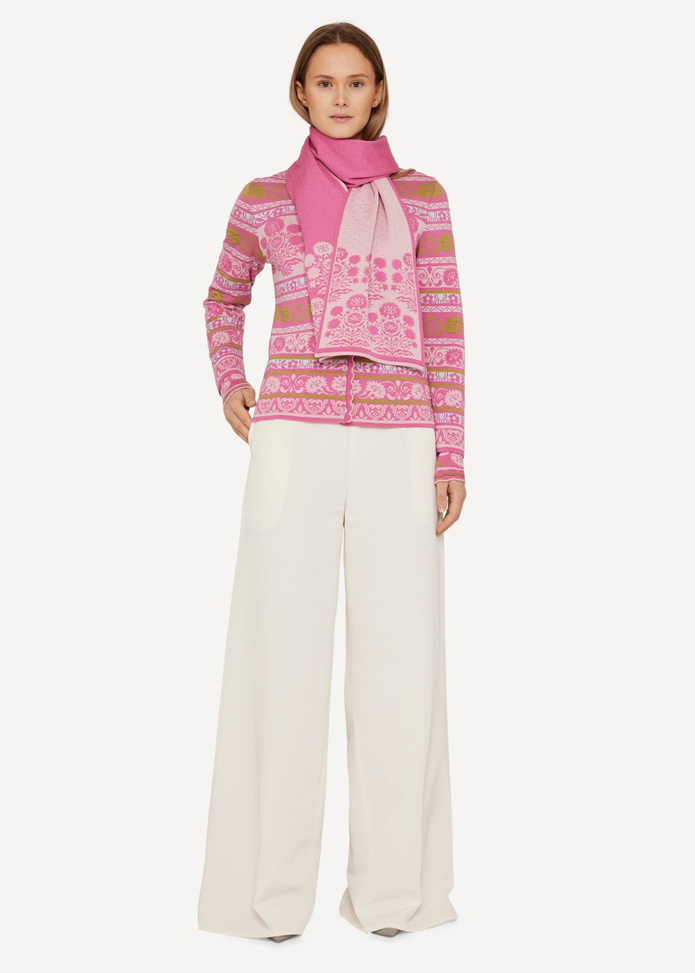 Alhambra scarf, Pink image #2