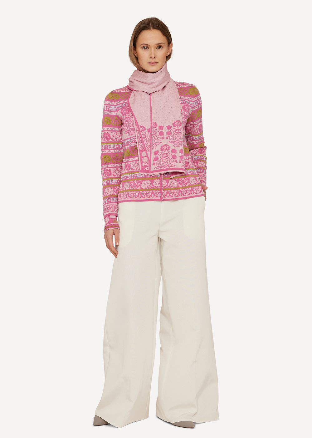 Alhambra scarf, Pink image #3
