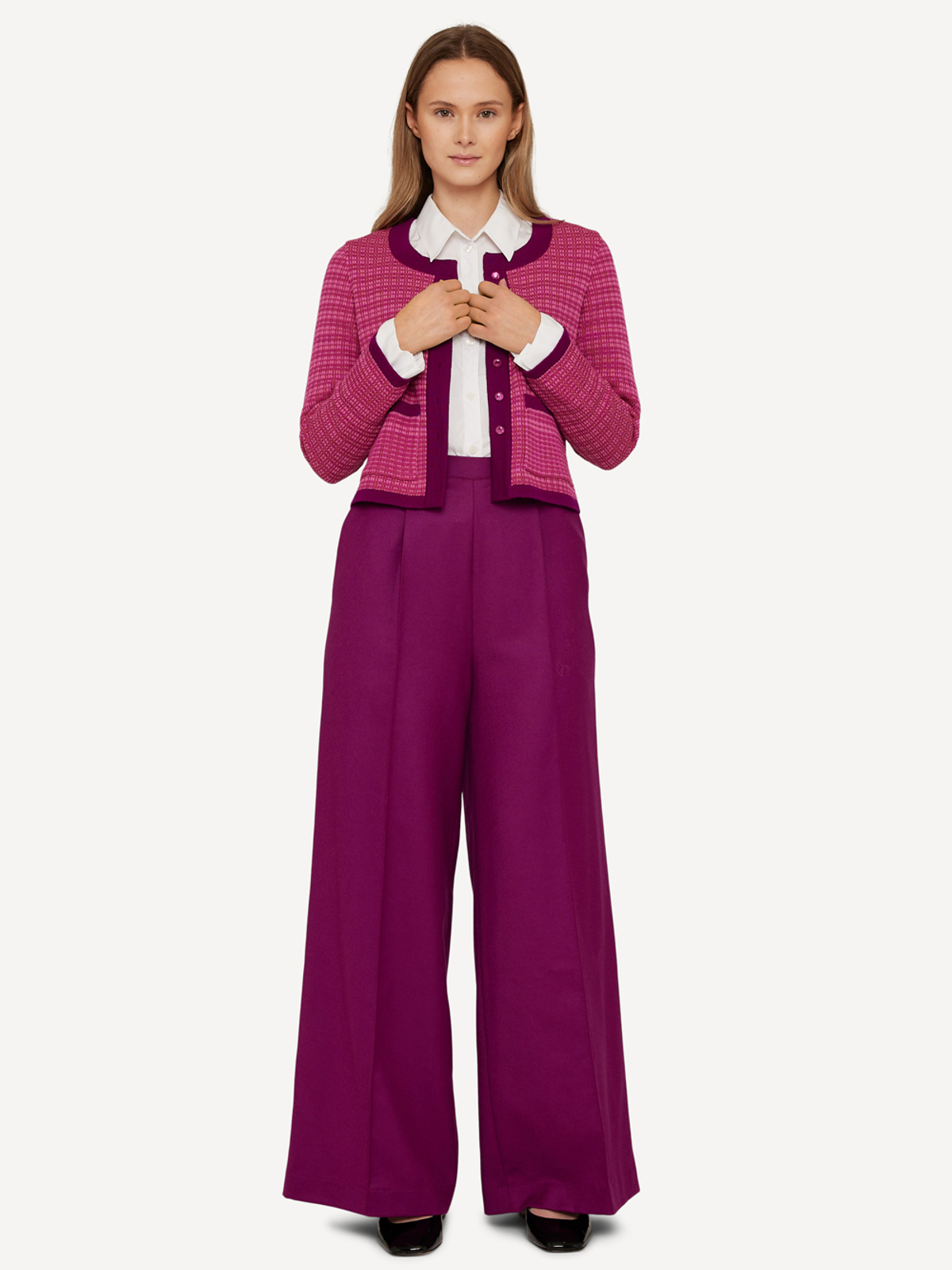 Poised plaid cardigan image #4