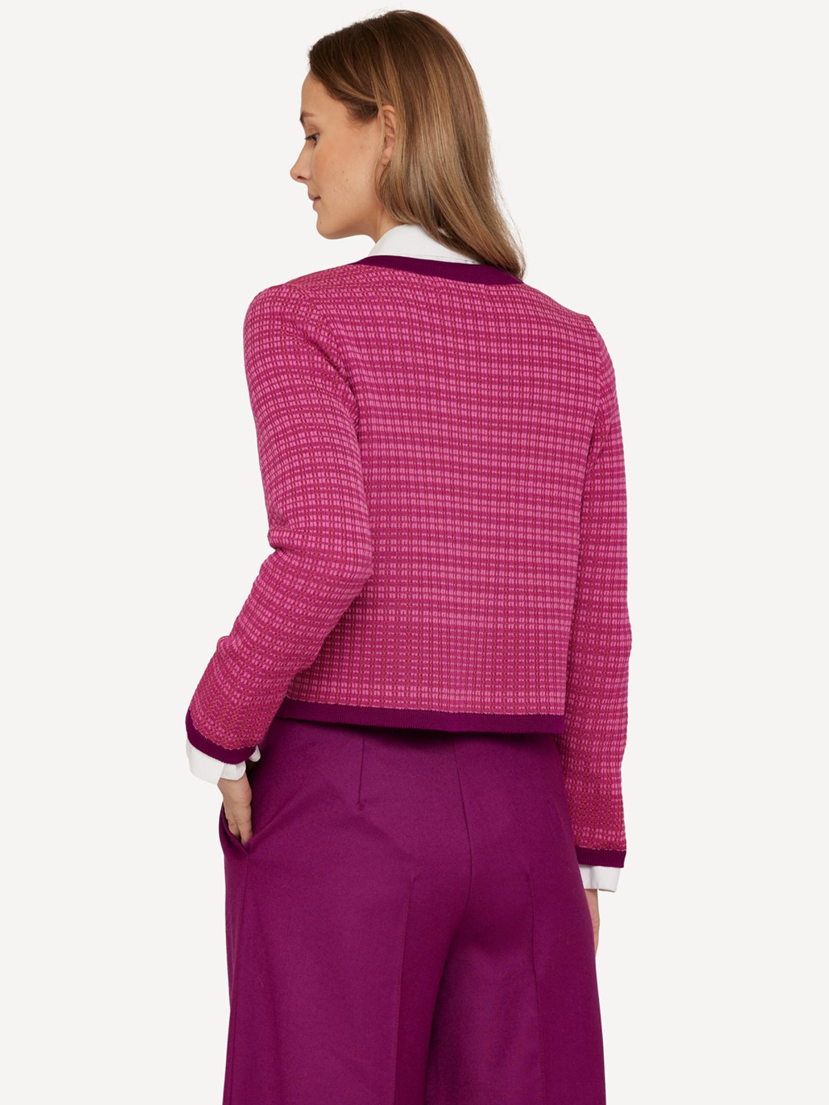 Poised plaid cardigan image #2