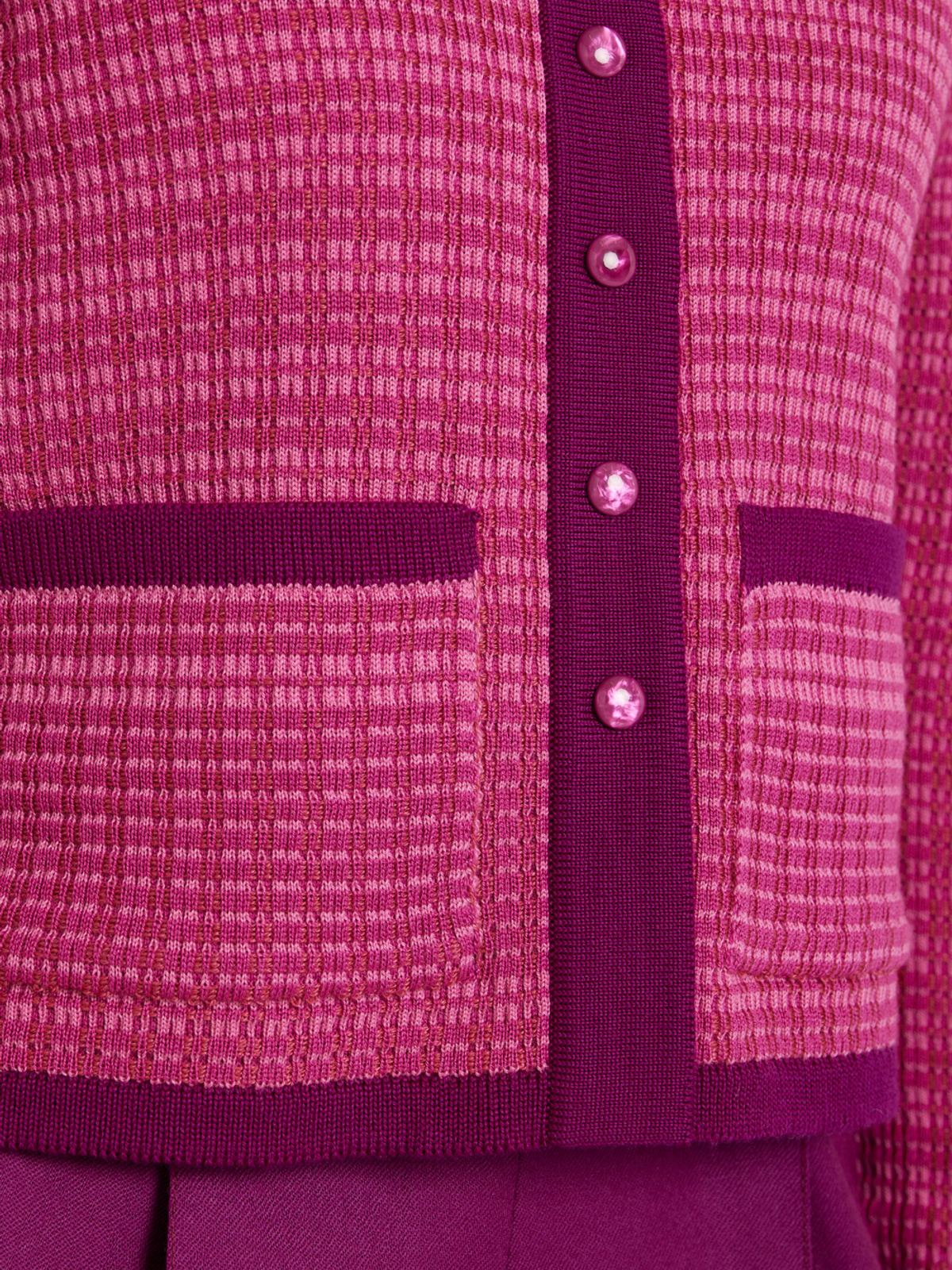 Poised plaid cardigan image #5