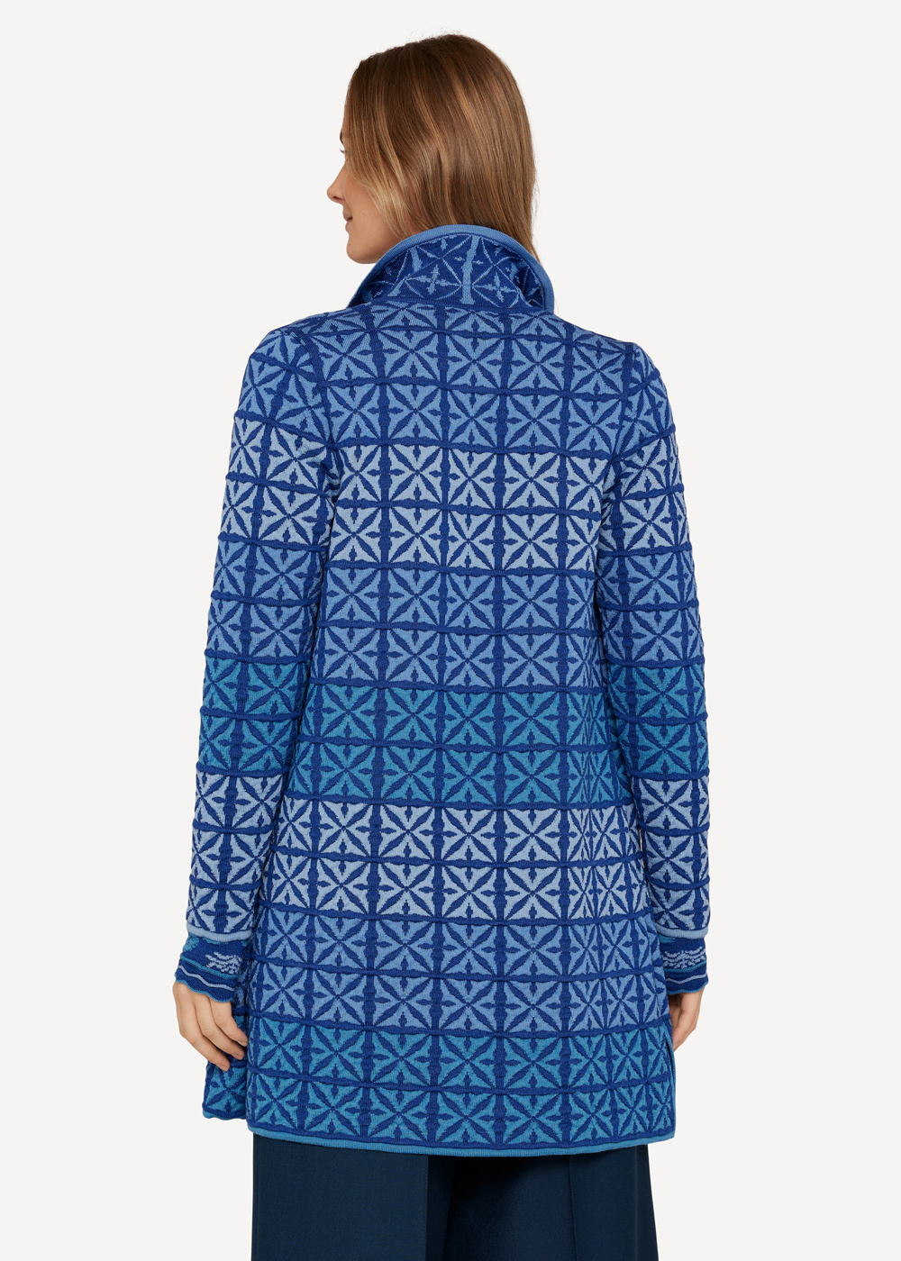 Portugal long cardigan, Light blue image #3