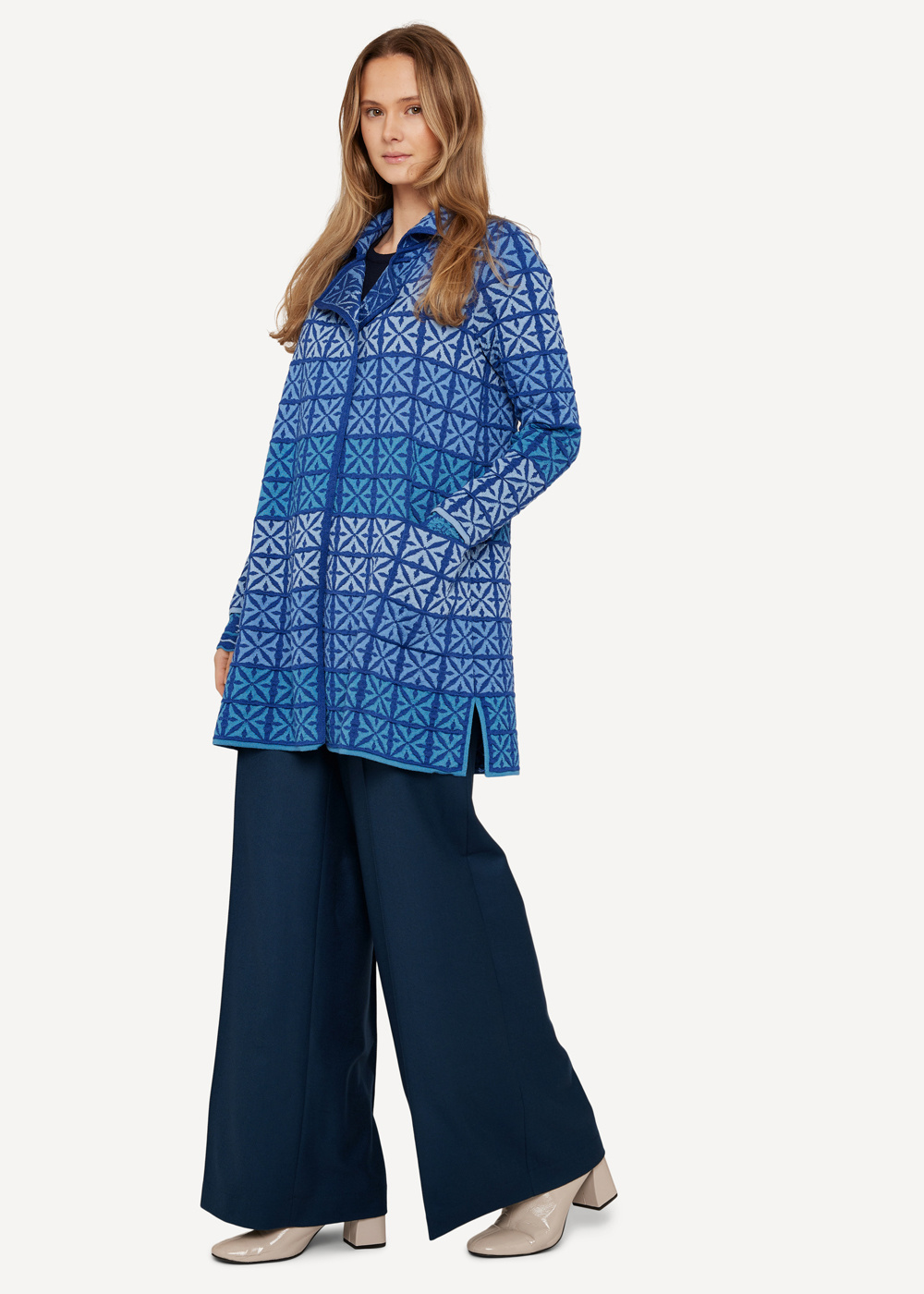 Portugal long cardigan, Light blue image #4