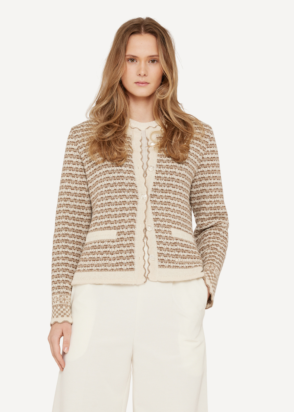 Sigrid cardigan, Beige image #4