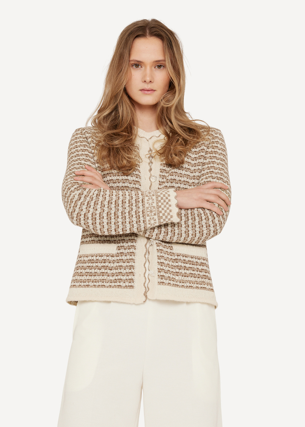 Sigrid cardigan, Beige image #5