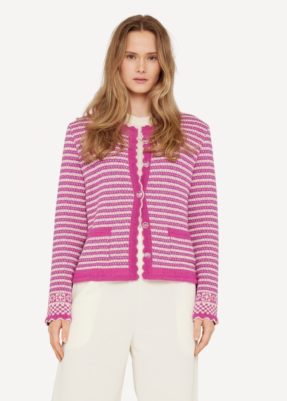 Sigrid cardigan-Pink-1