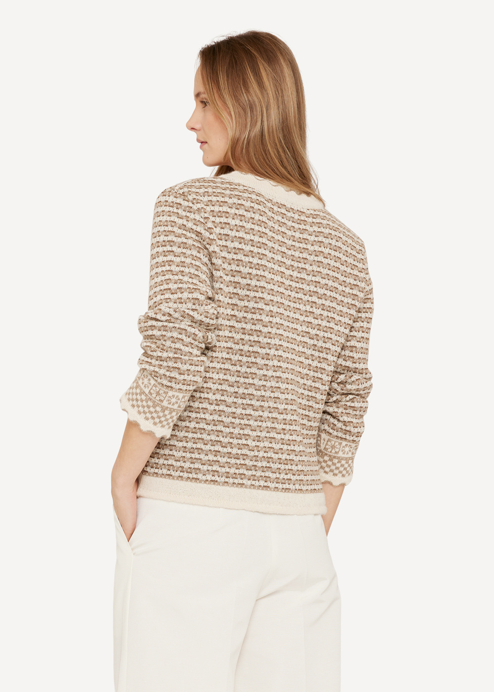 Sigrid cardigan, Beige image #3