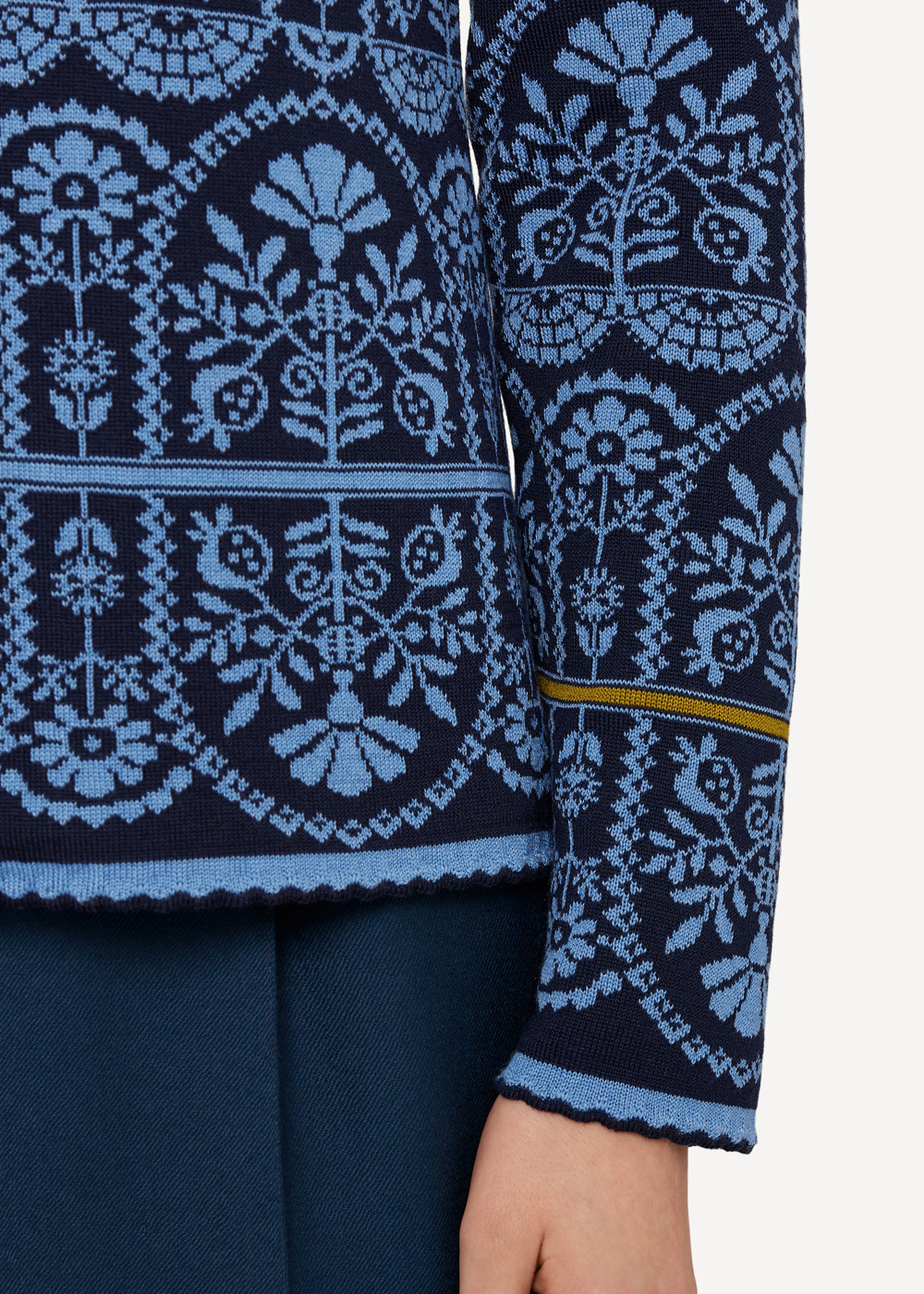 Oddrun cardigan, Blue image #4