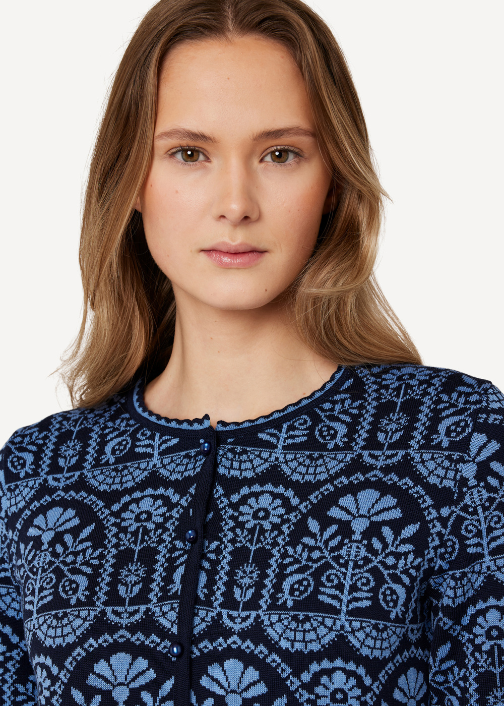 Oddrun cardigan, Blue image #5