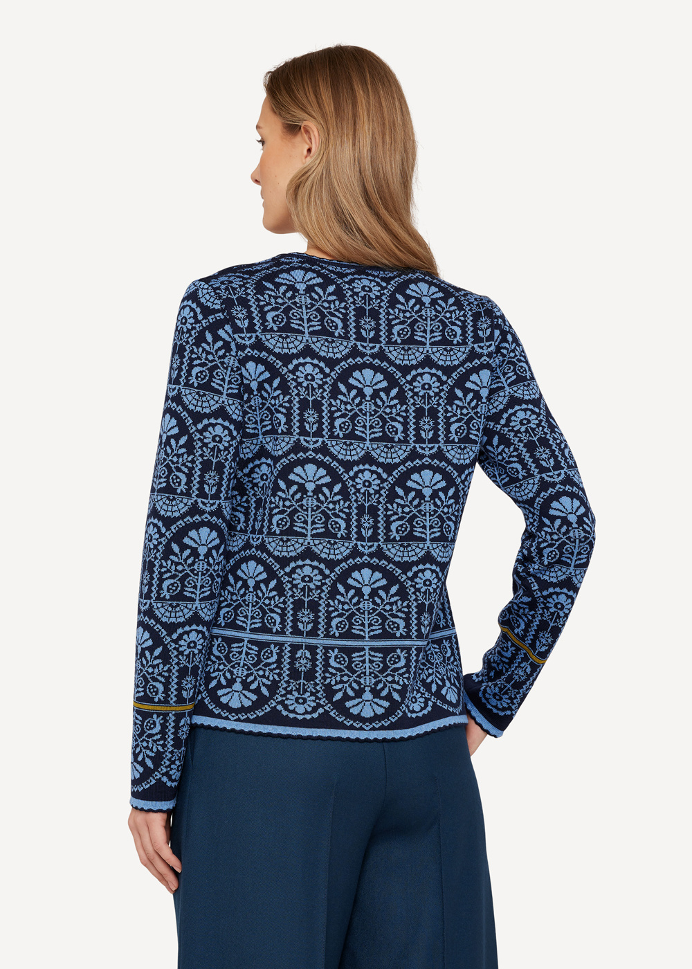 Oddrun cardigan, Blue image #3