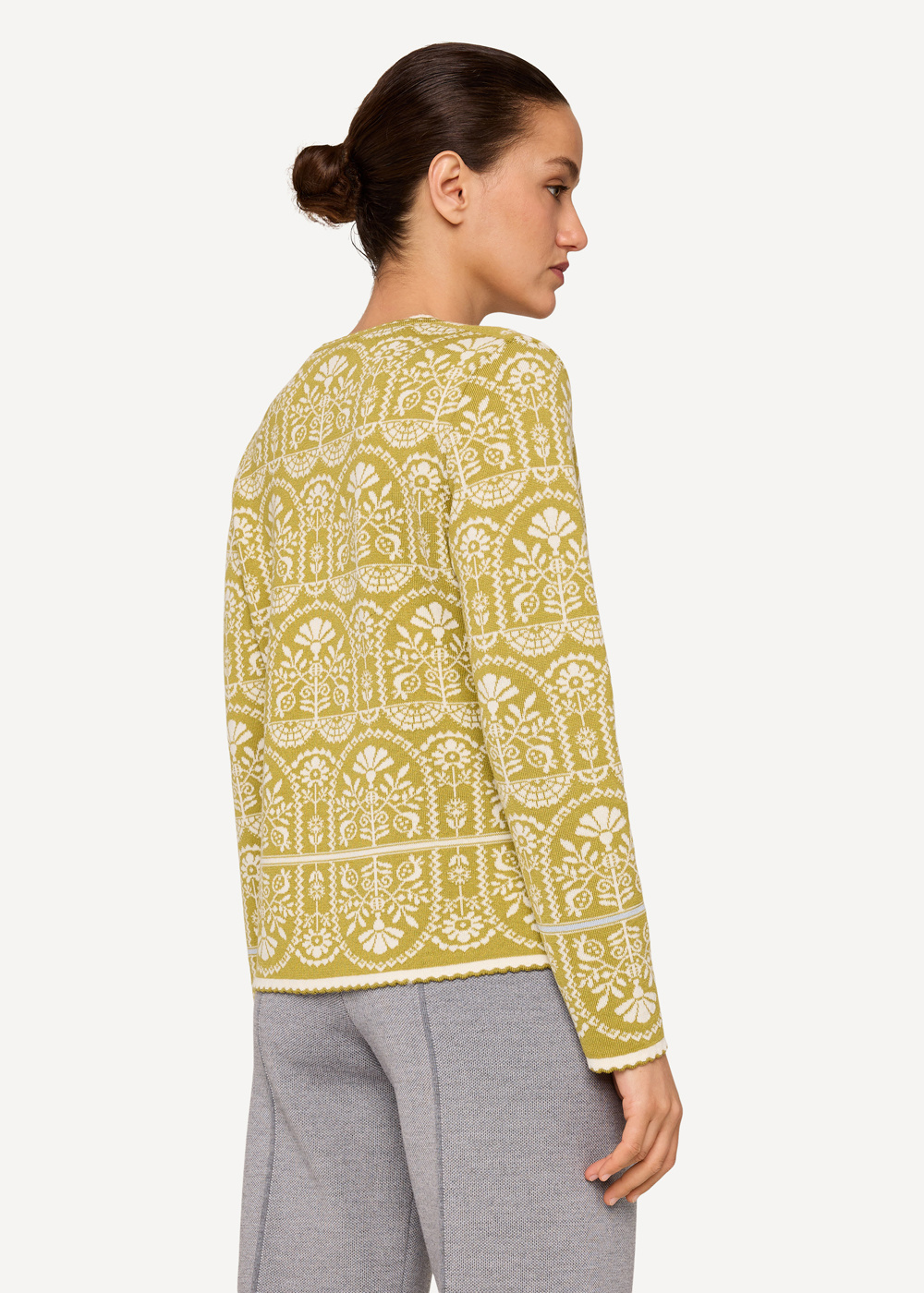 Oddrun cardigan-Green-2