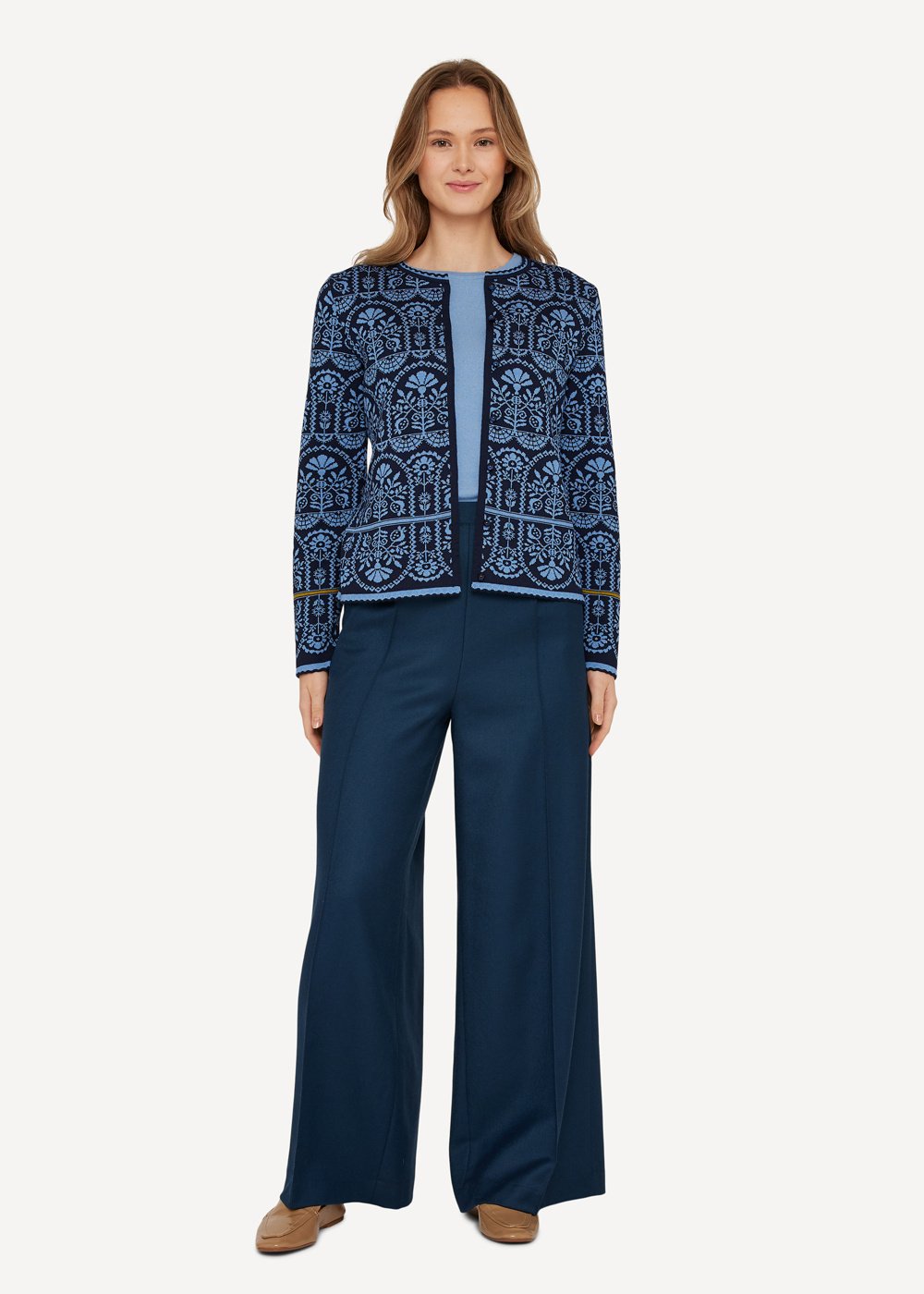 Oddrun cardigan, Blue image #2