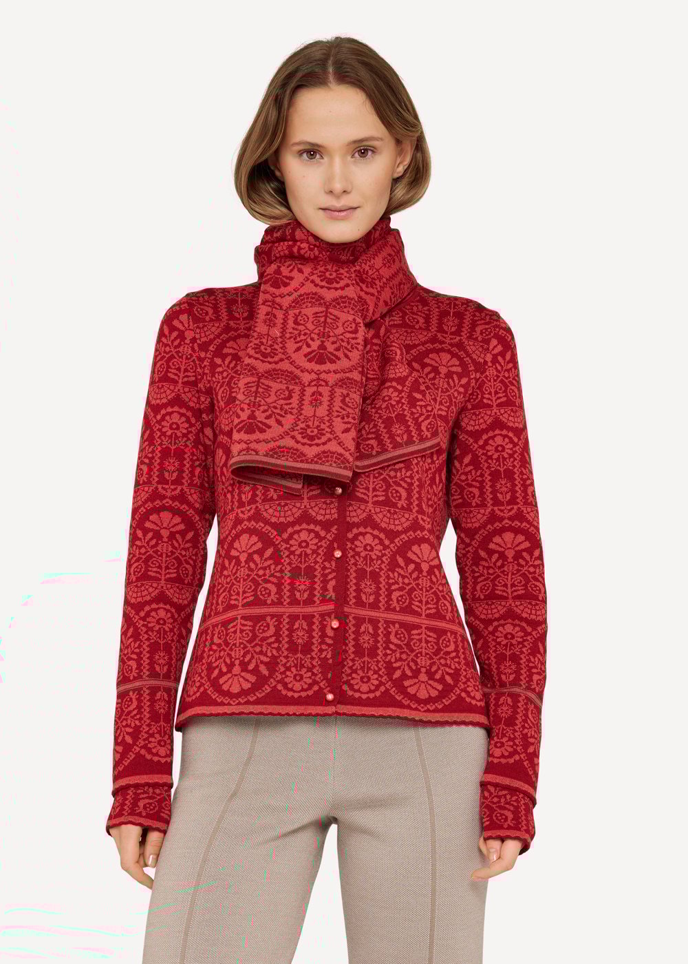 Oddrun scarf, Red image #1