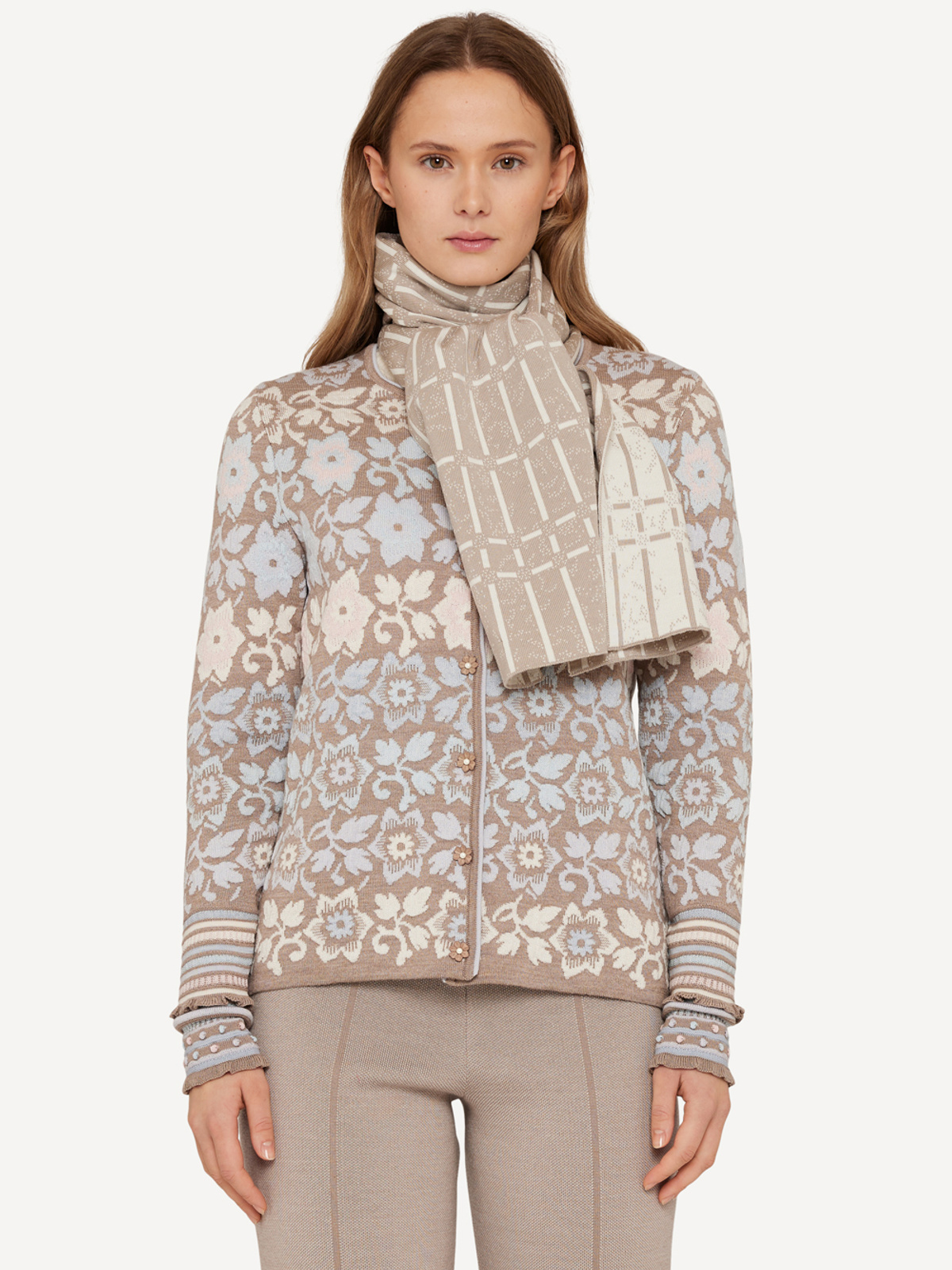 Flower and flounce cardigan image #5