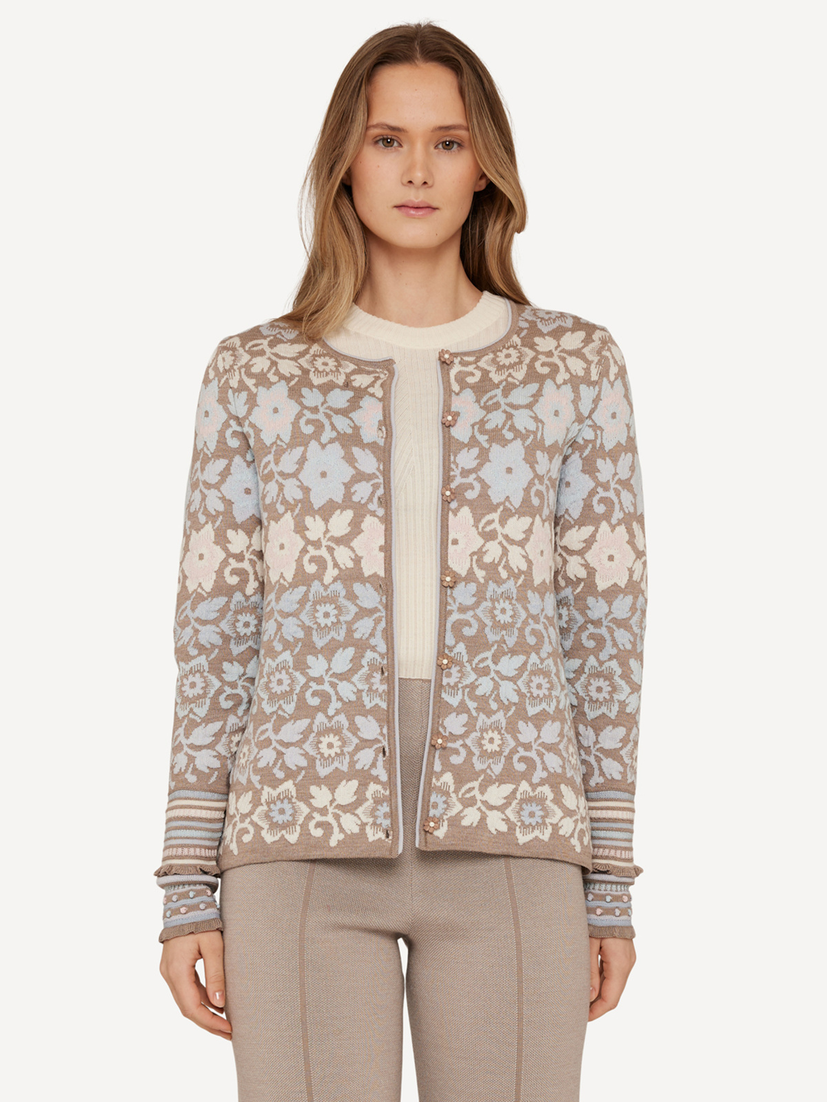 Flower and flounce cardigan image #1