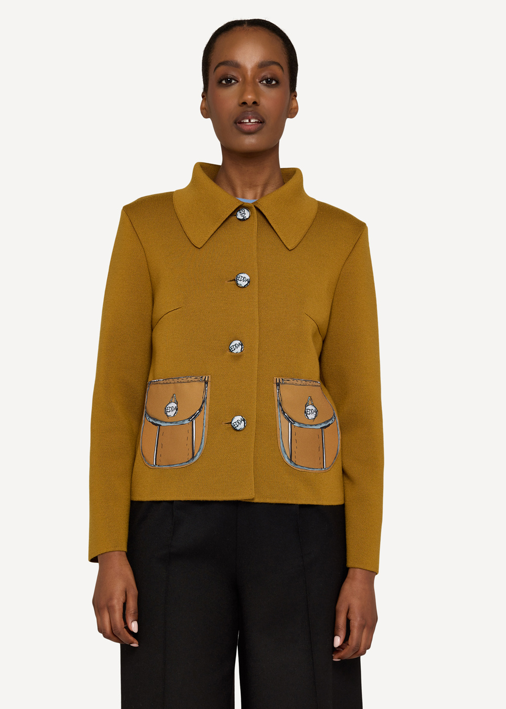 Pauline jakke, Mustard image #4