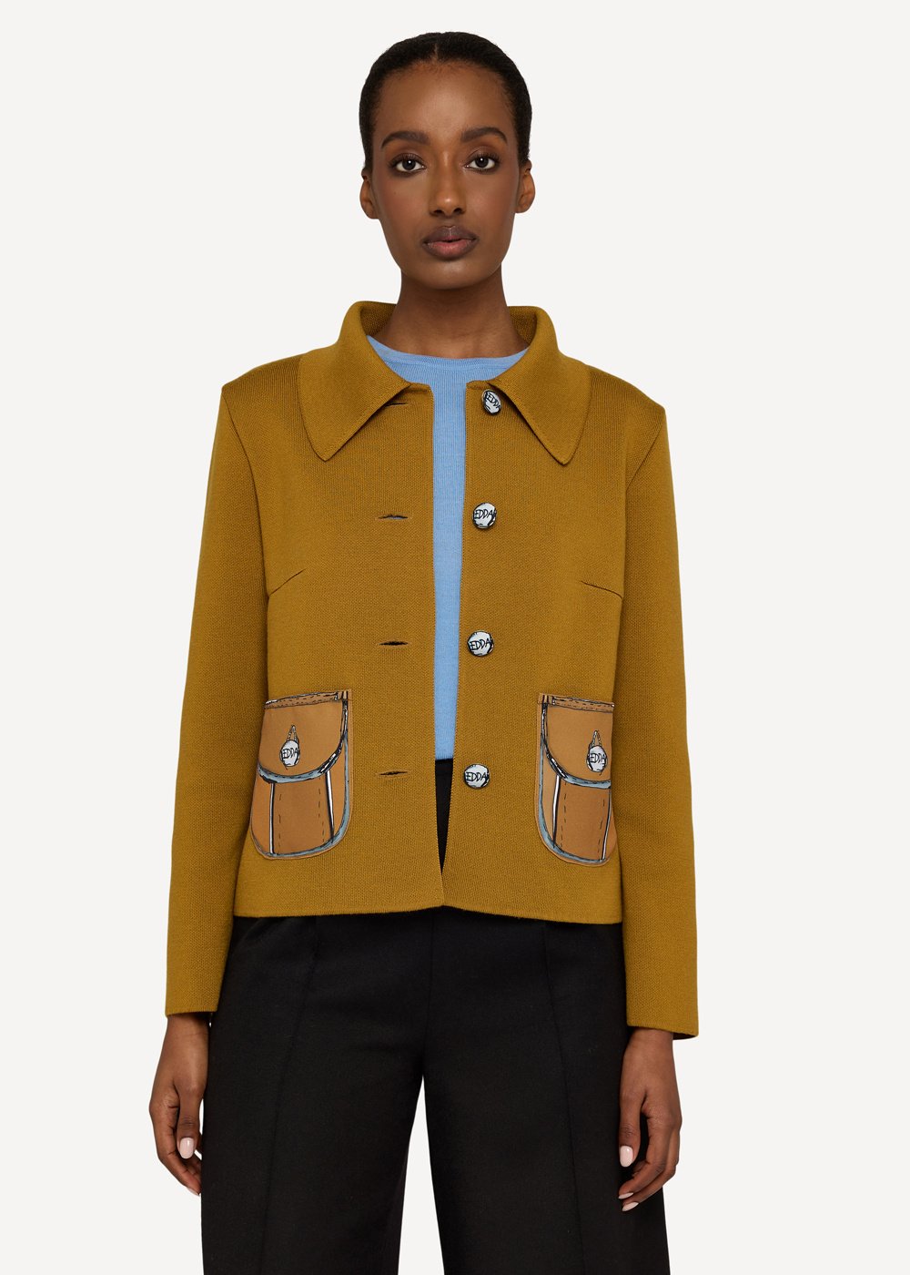 Pauline jakke, Mustard image #1
