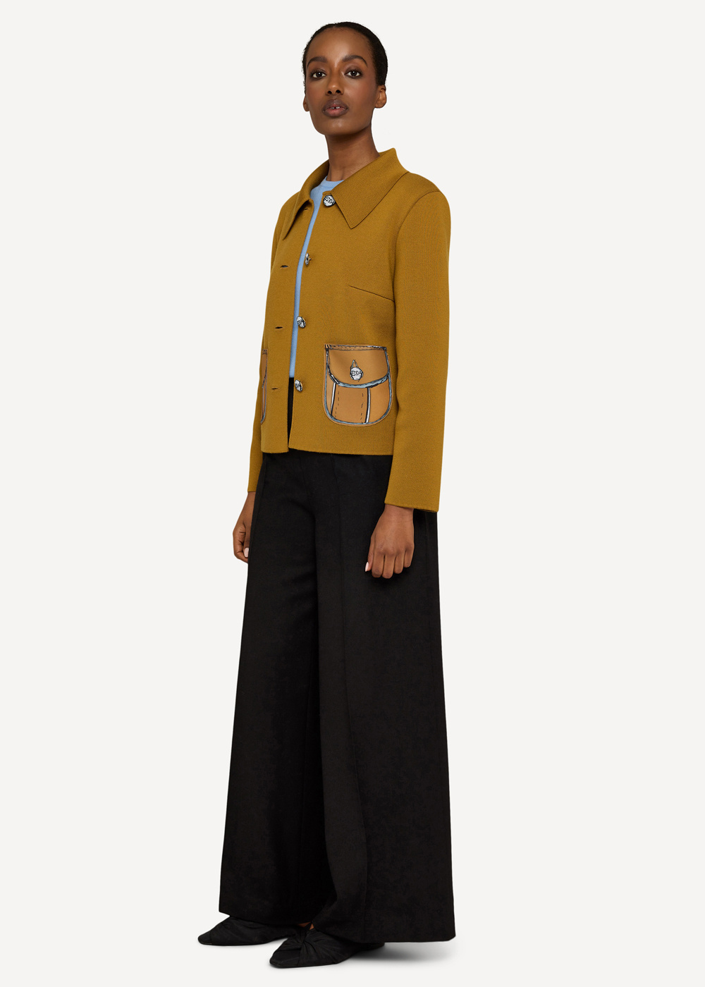 Pauline jakke, Mustard image #3
