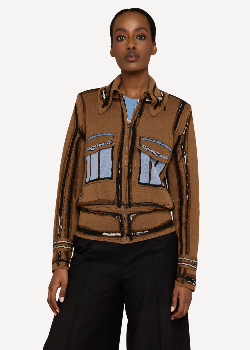 Thilde jakke, Brown image #5