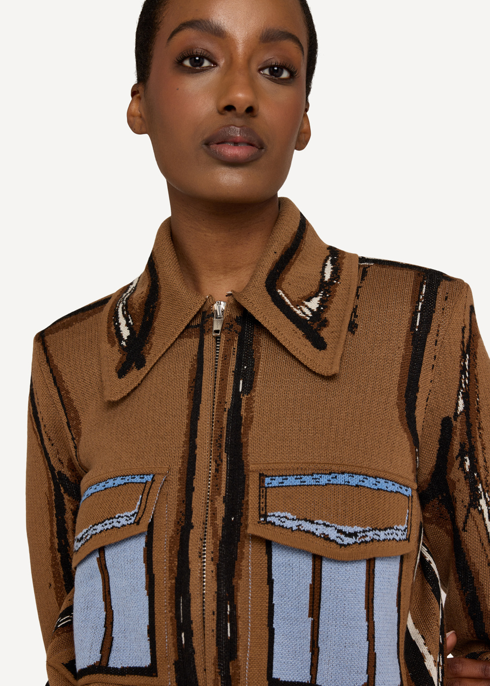 Thilde jakke, Brown image #9