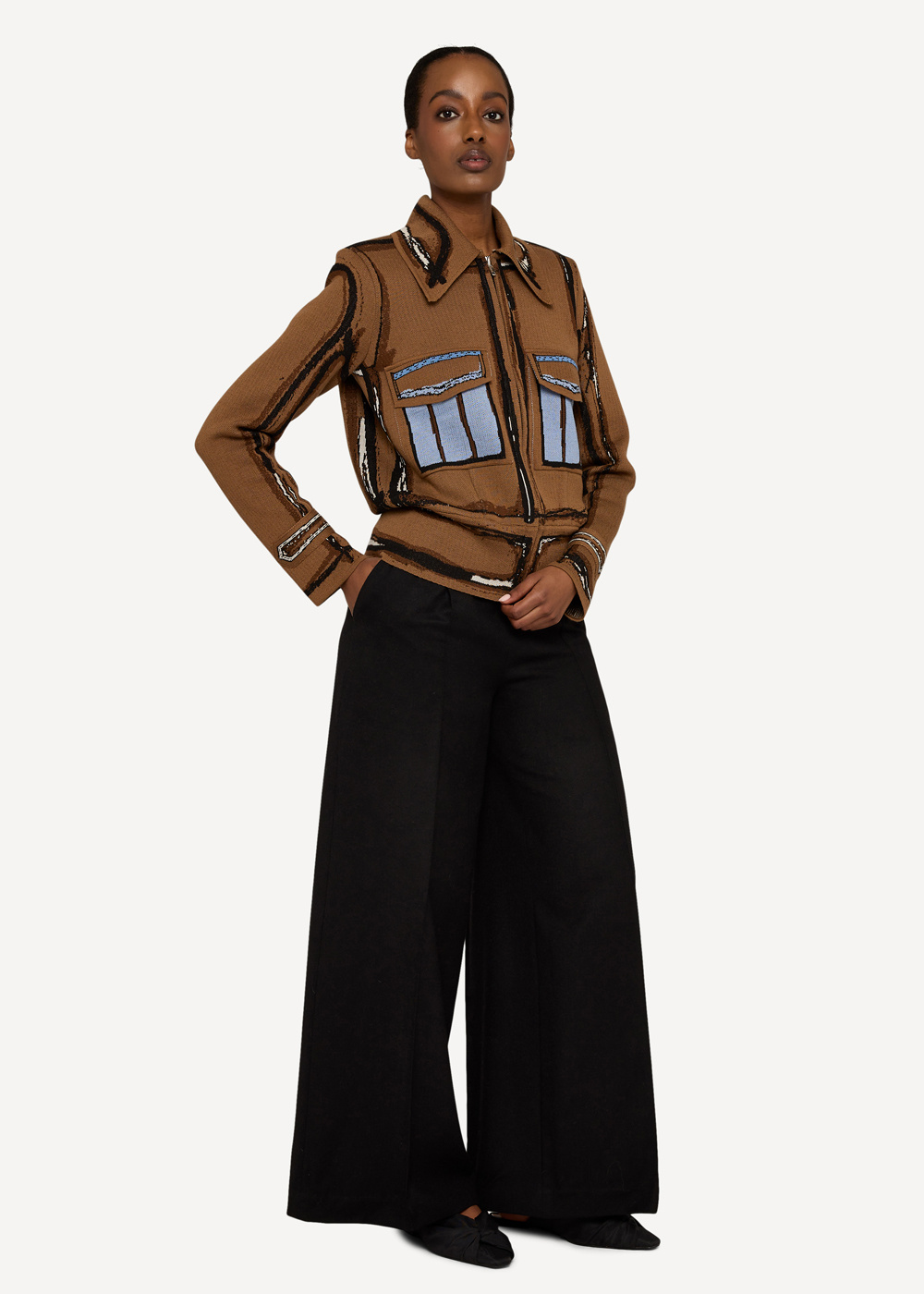 Thilde jakke, Brown image #4