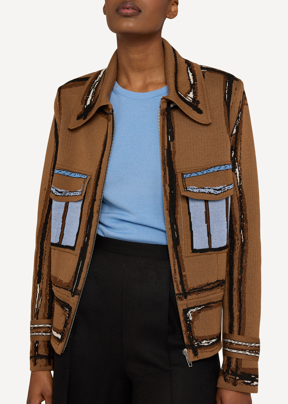 Thilde jakke, Brown image #7