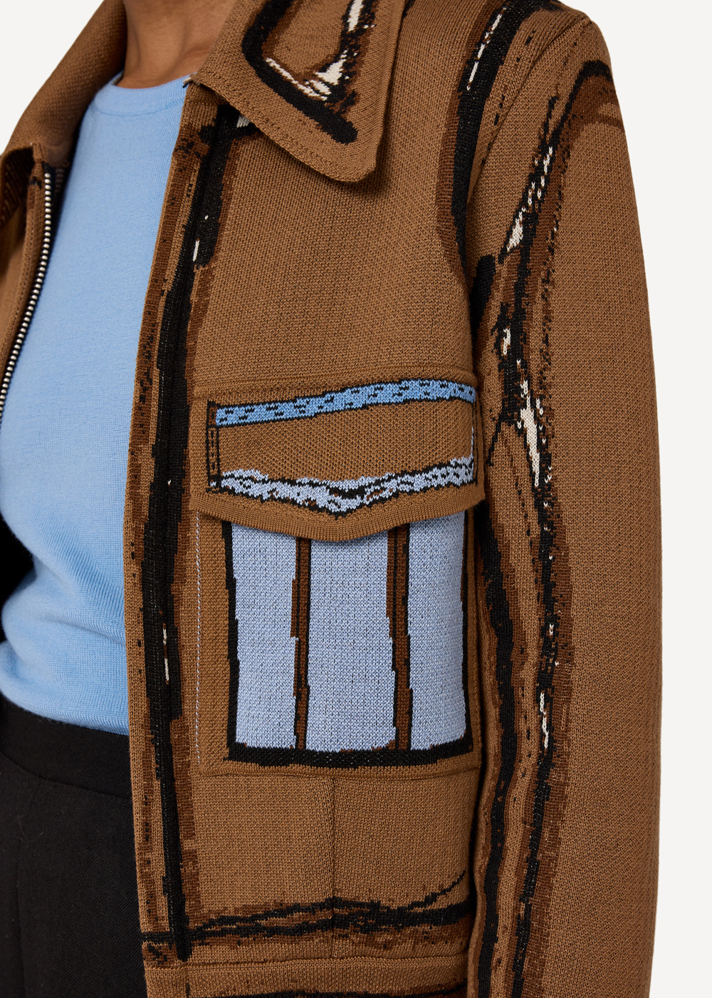 Thilde jakke, Brown image #8