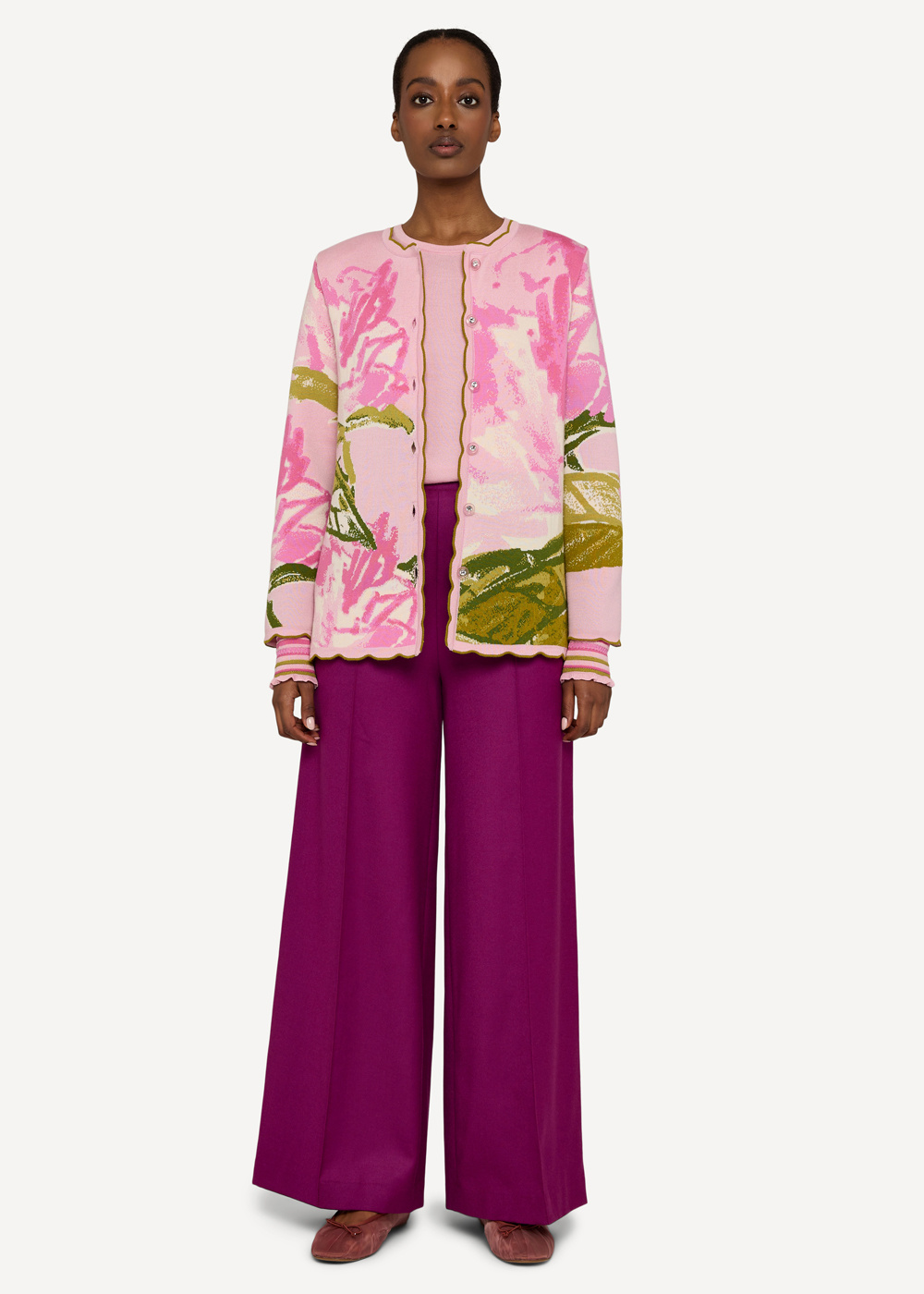 Johanne cardigan, Light Pink image #3
