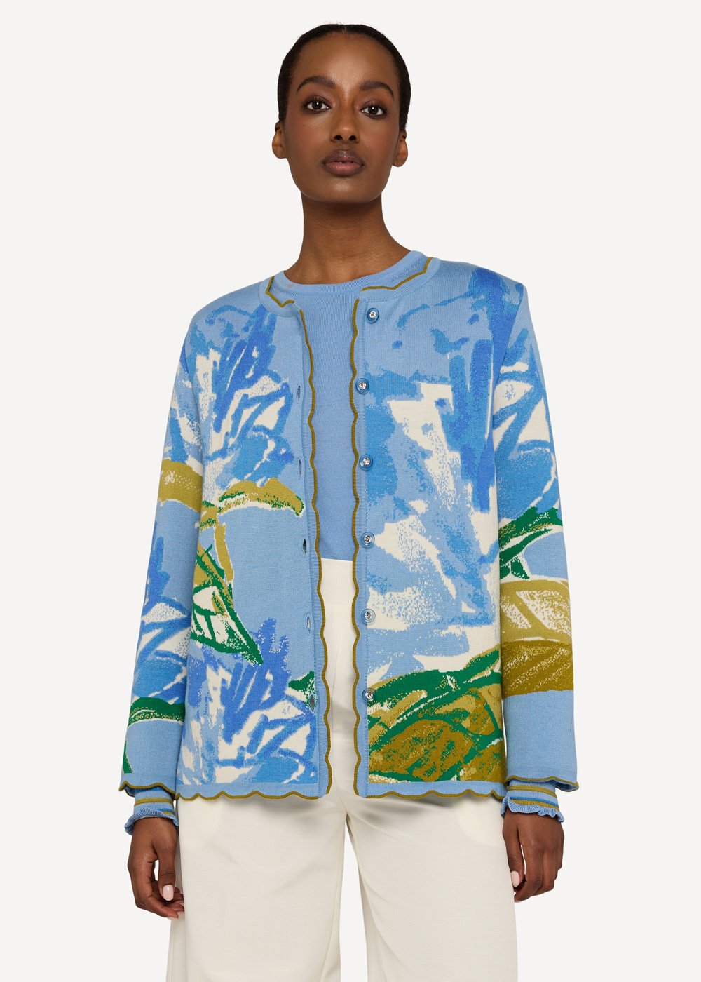 Johanne cardigan, Light Blue image #1