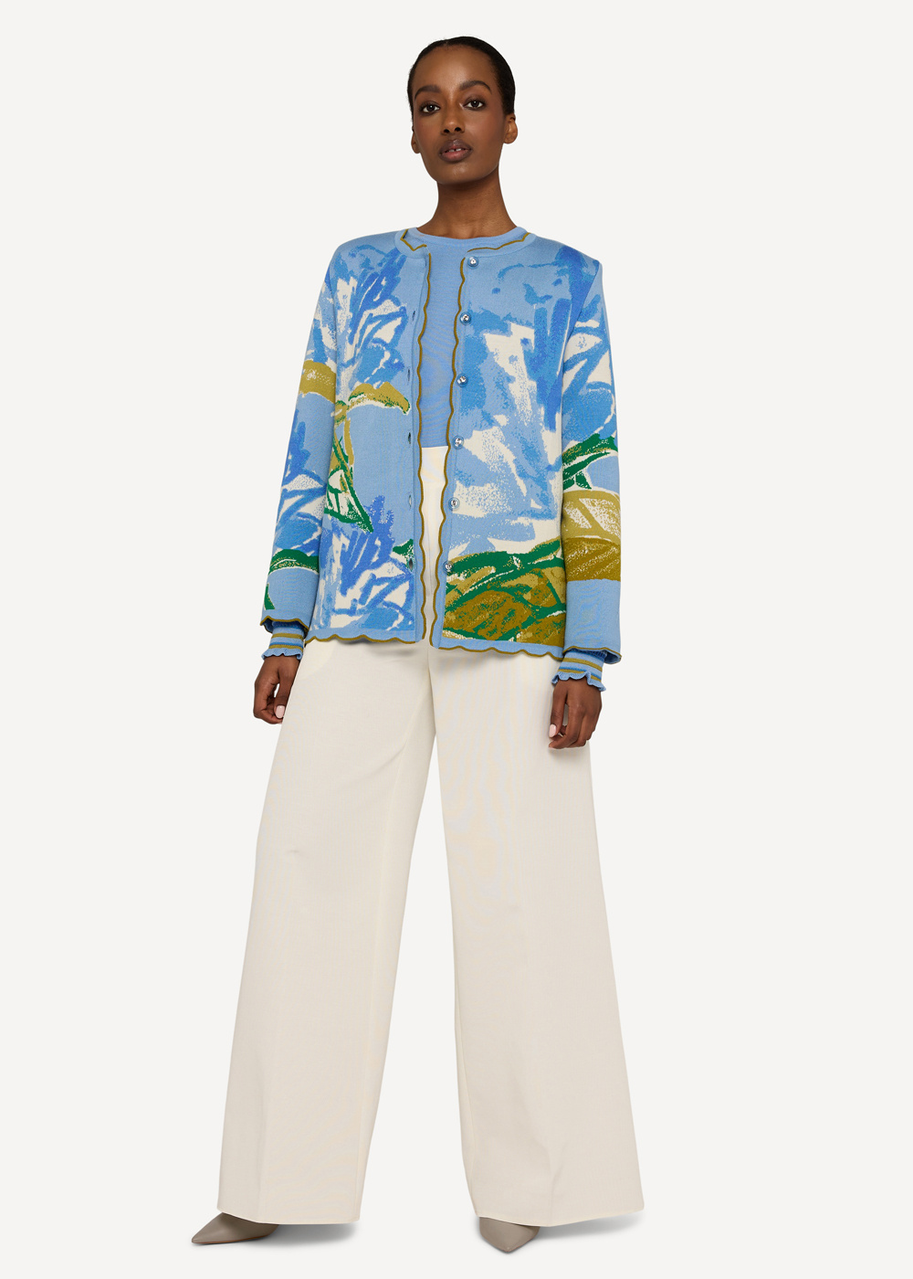 Johanne cardigan, Light Blue image #3